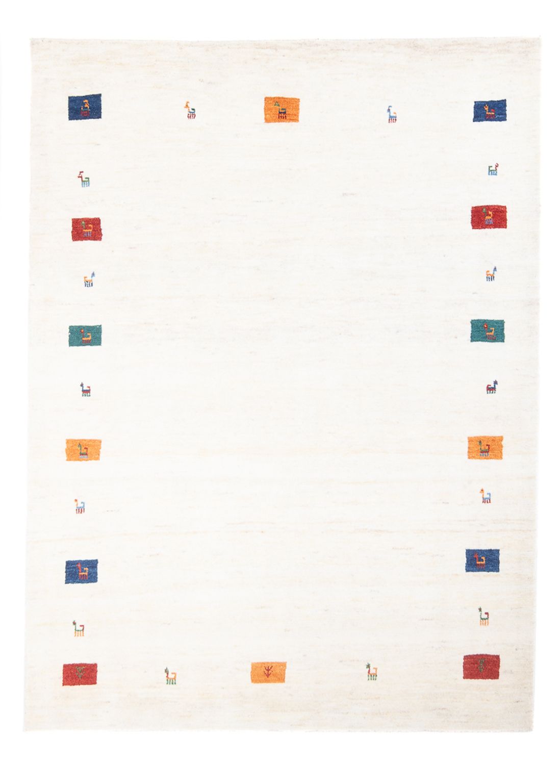 Tappeto Gabbeh - Persero - 201 x 149 cm - multicolore