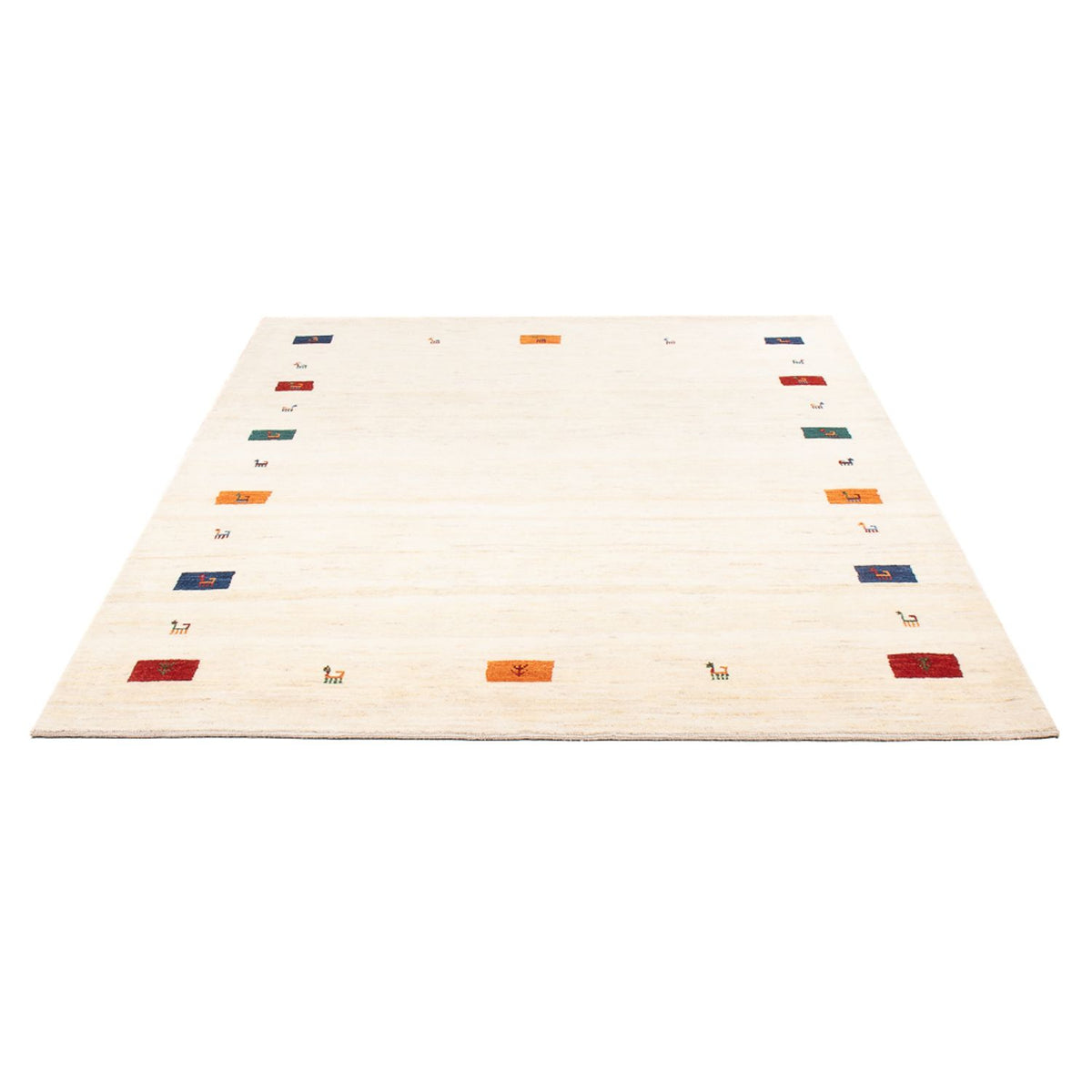 Tappeto Gabbeh - Persero - 201 x 149 cm - multicolore