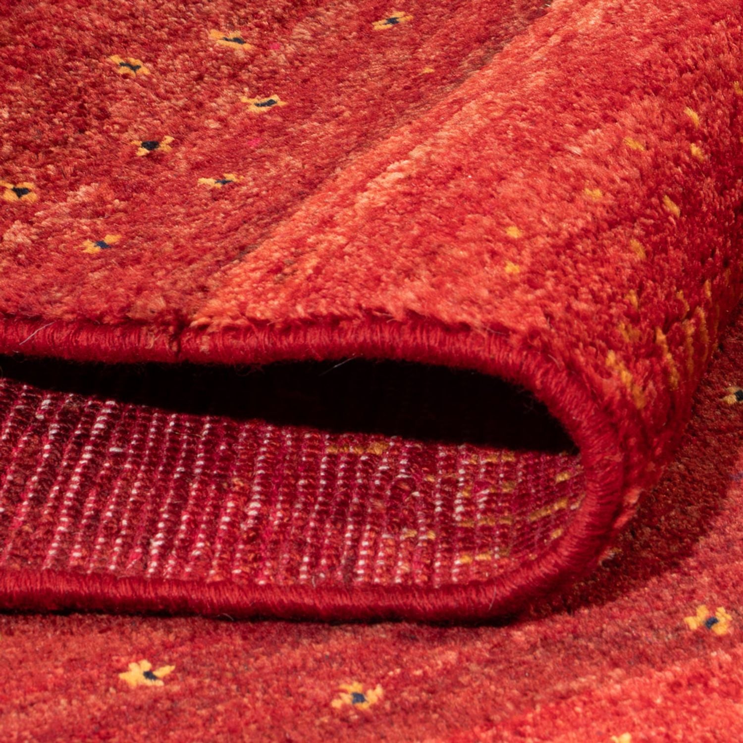 Tappeto Gabbeh - Persero - 190 x 151 cm - rosso