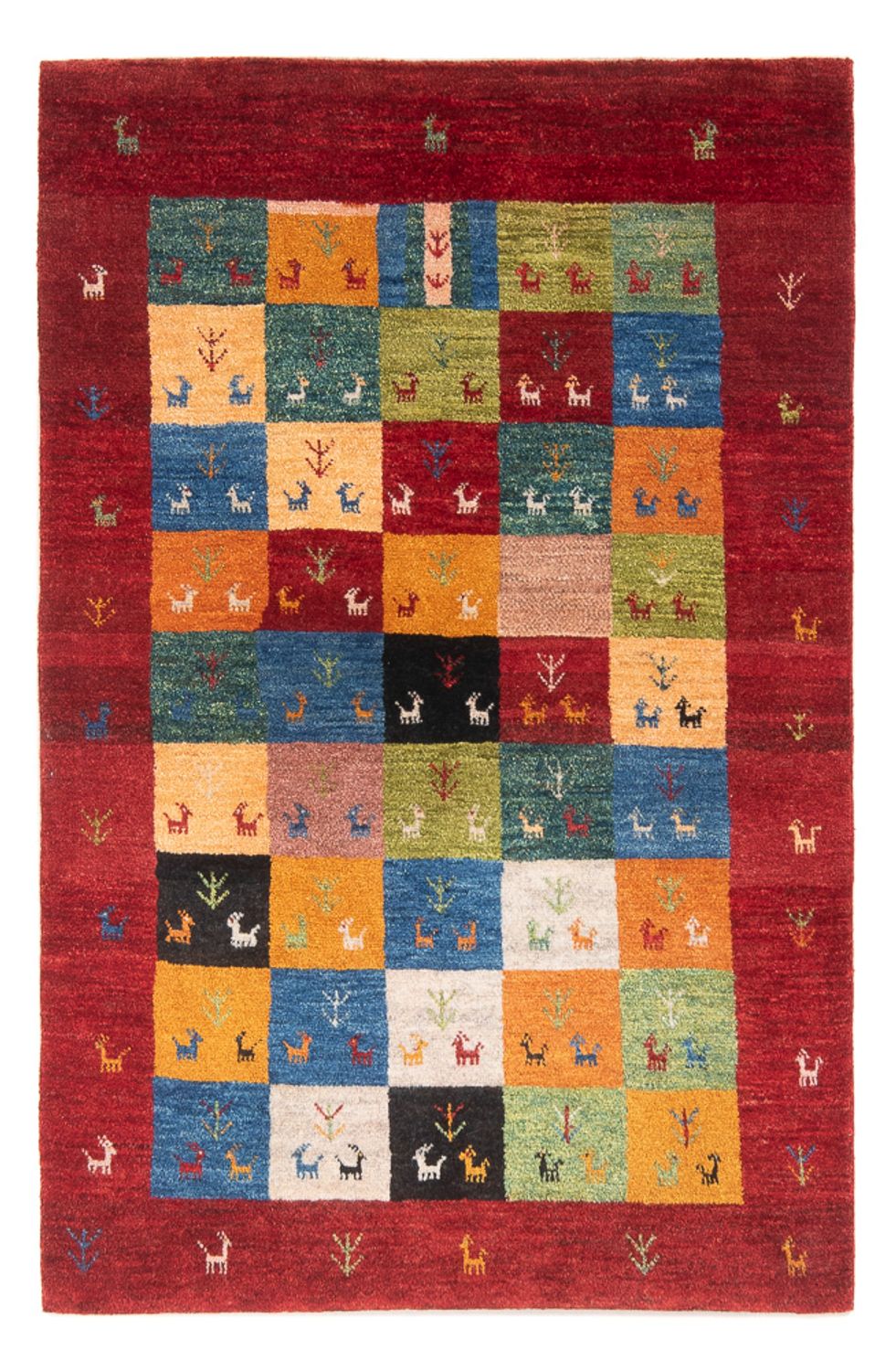 Tappeto Gabbeh - Persero - 150 x 102 cm - multicolore
