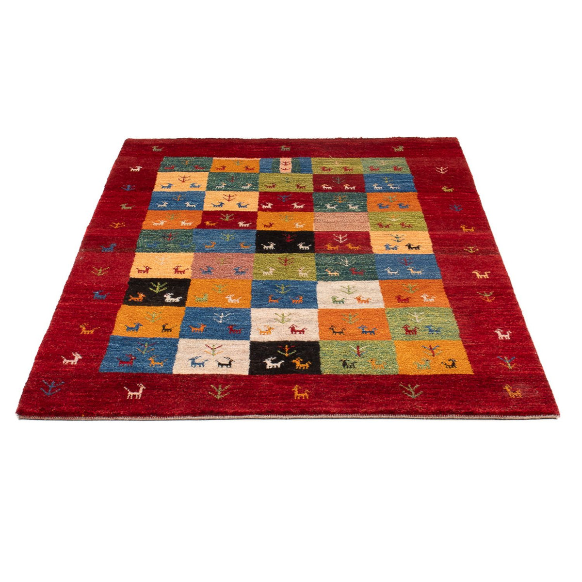 Tappeto Gabbeh - Persero - 150 x 102 cm - multicolore