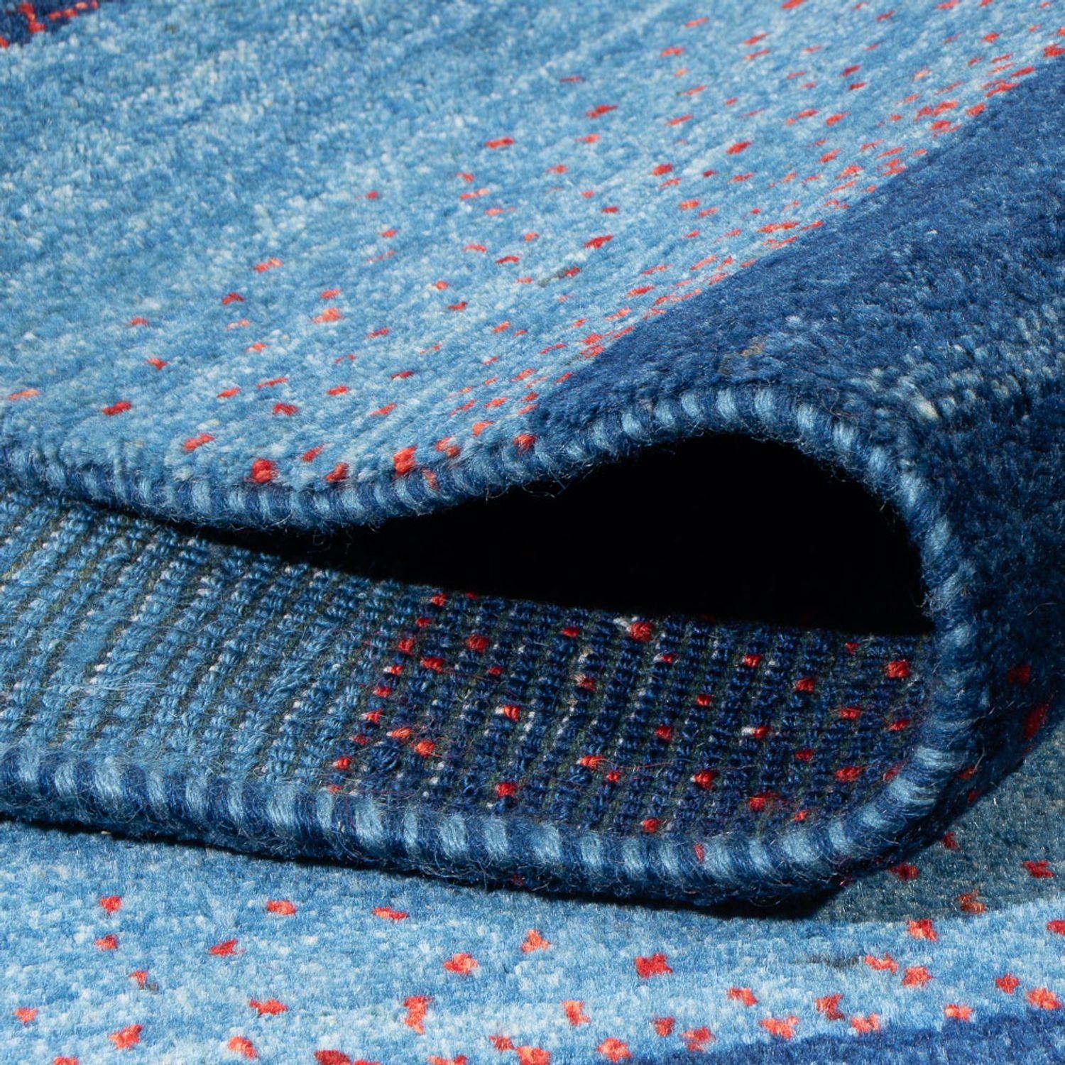 Tappeto Gabbeh - Persero - 200 x 140 cm - blu scuro