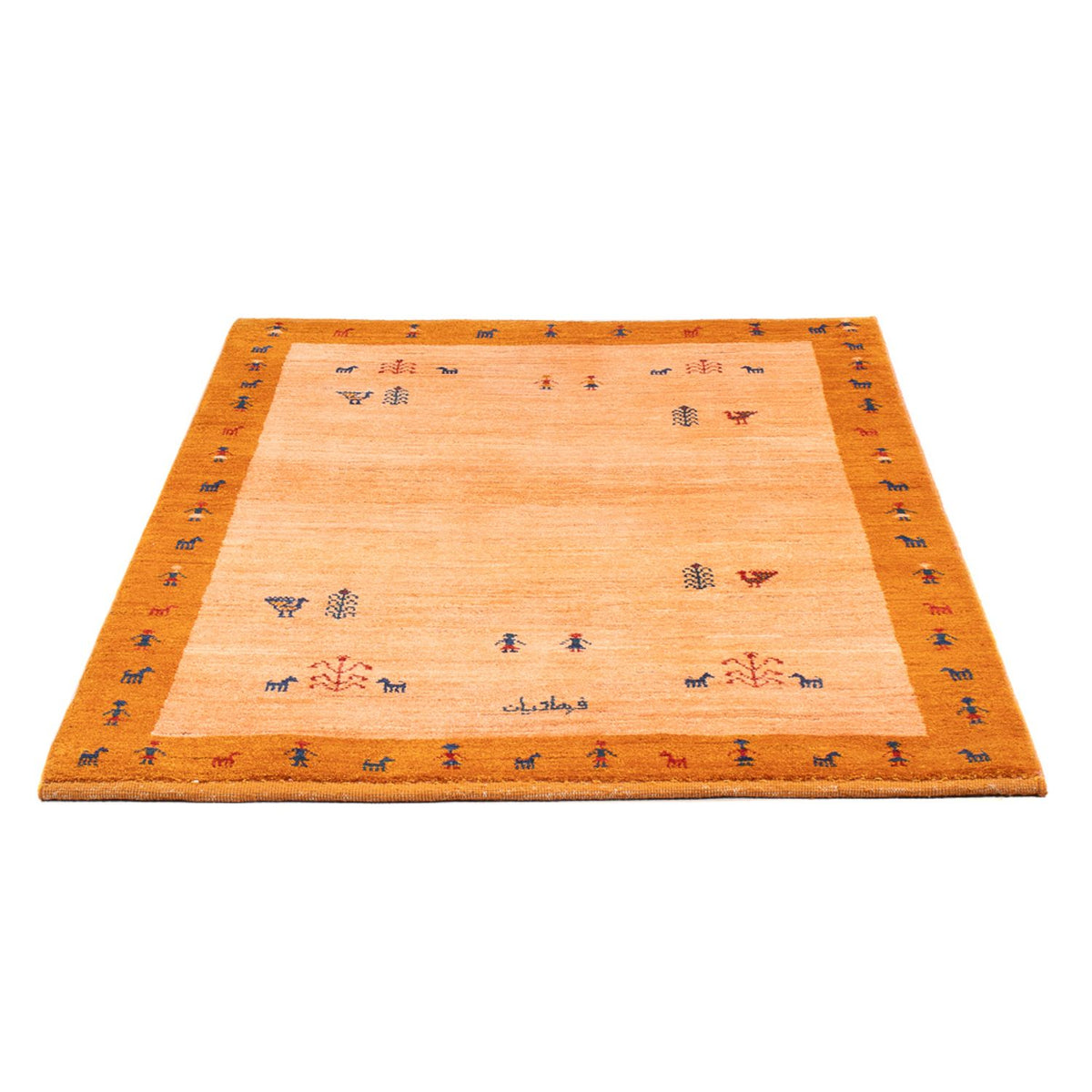 Tappeto Gabbeh - Persero - 149 x 99 cm - multicolore