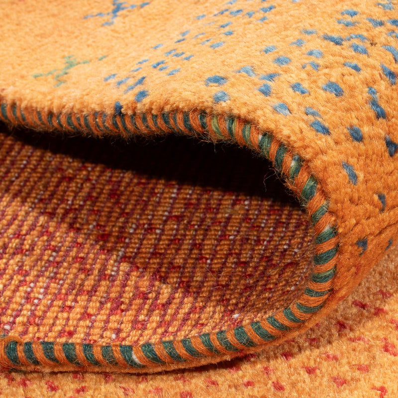 Tappeto Gabbeh - Persero - 153 x 110 cm - arancione
