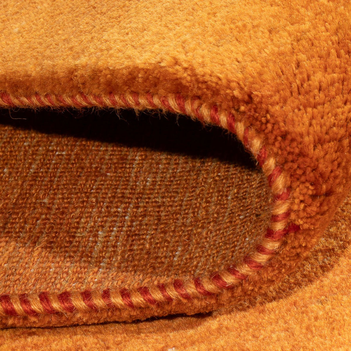 Tappeto Gabbeh - Persero - 145 x 114 cm - arancione