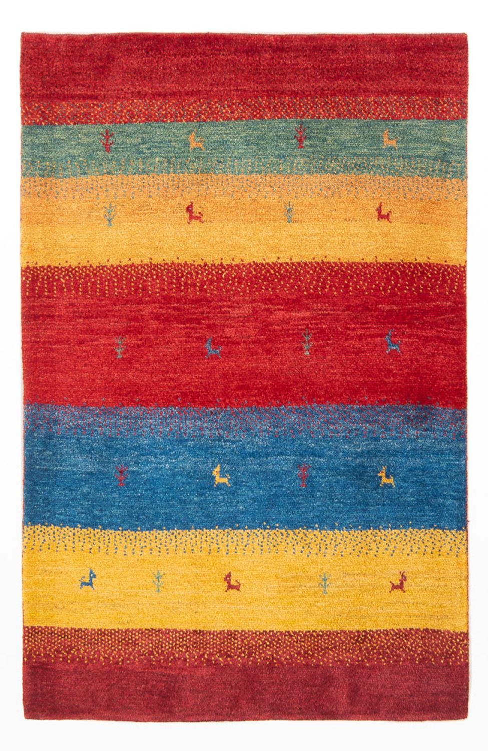 Tappeto Gabbeh - Persero - 151 x 104 cm - multicolore