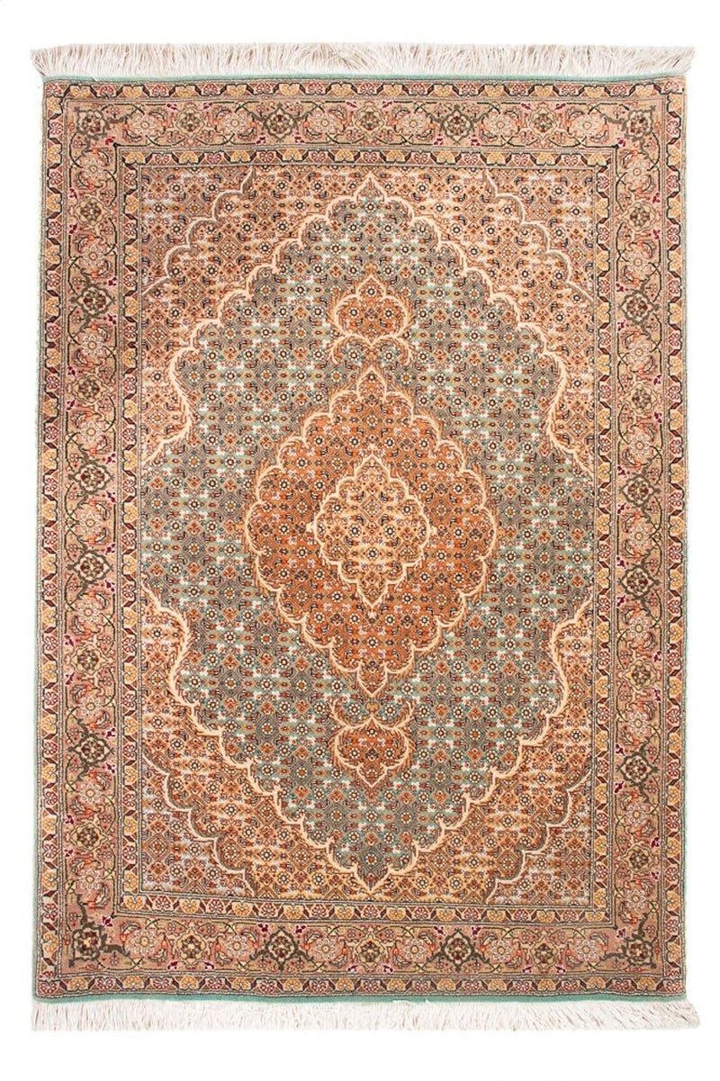 Tappeto Persero - Tabriz - 118 x 82 cm - blu petrolio