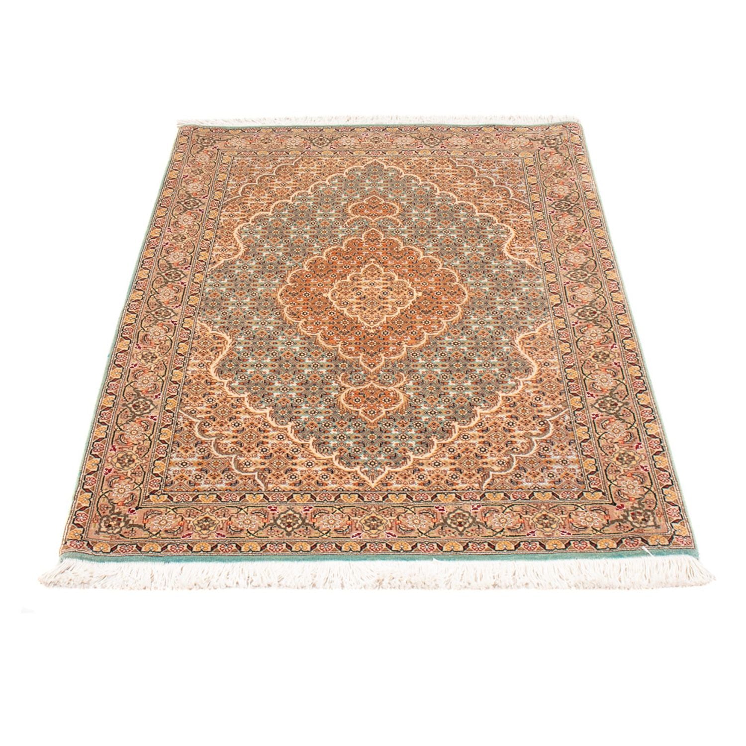 Tappeto Persero - Tabriz - 118 x 82 cm - blu petrolio