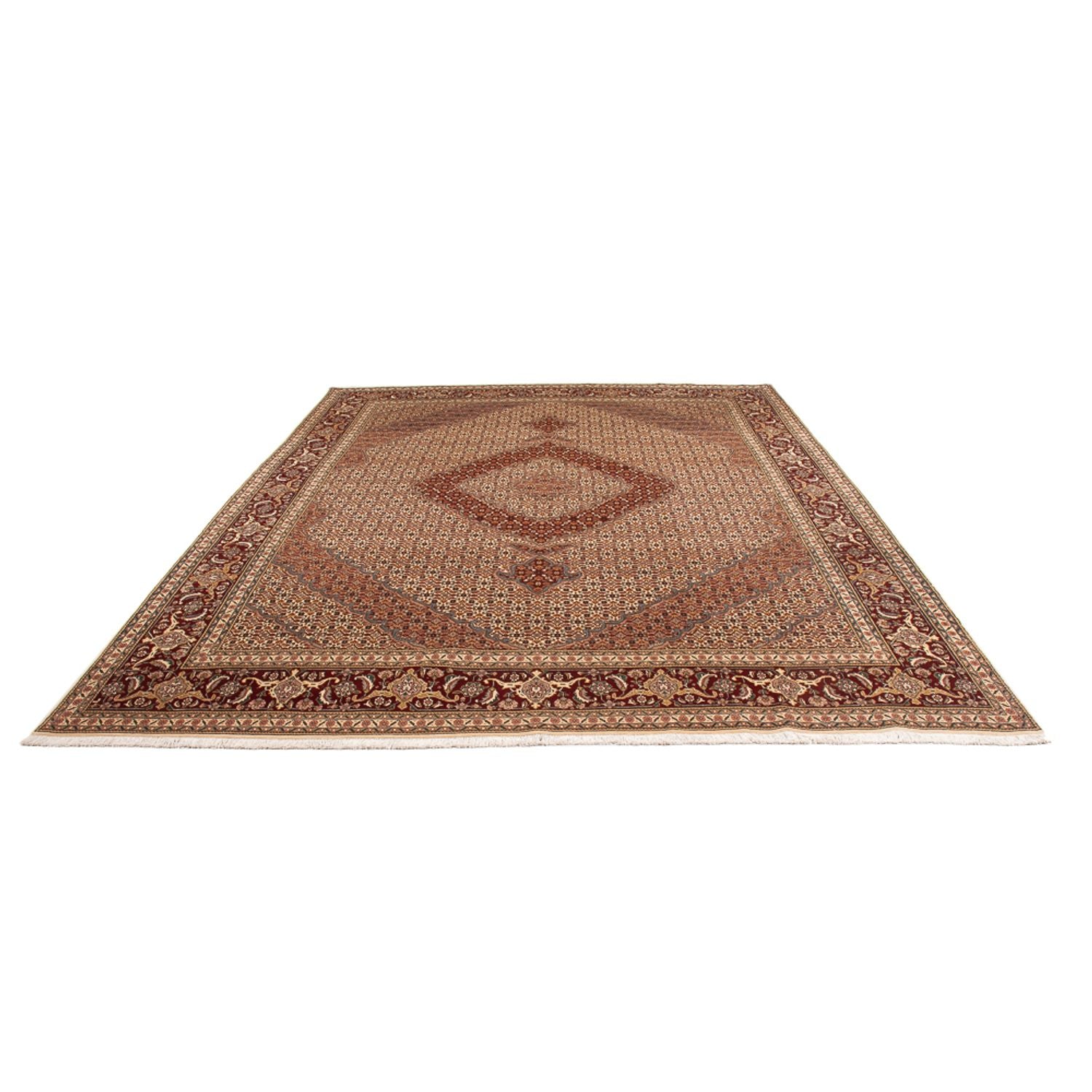 Tappeto Persero - Tabriz - Reale - 344 x 246 cm - marrone chiaro