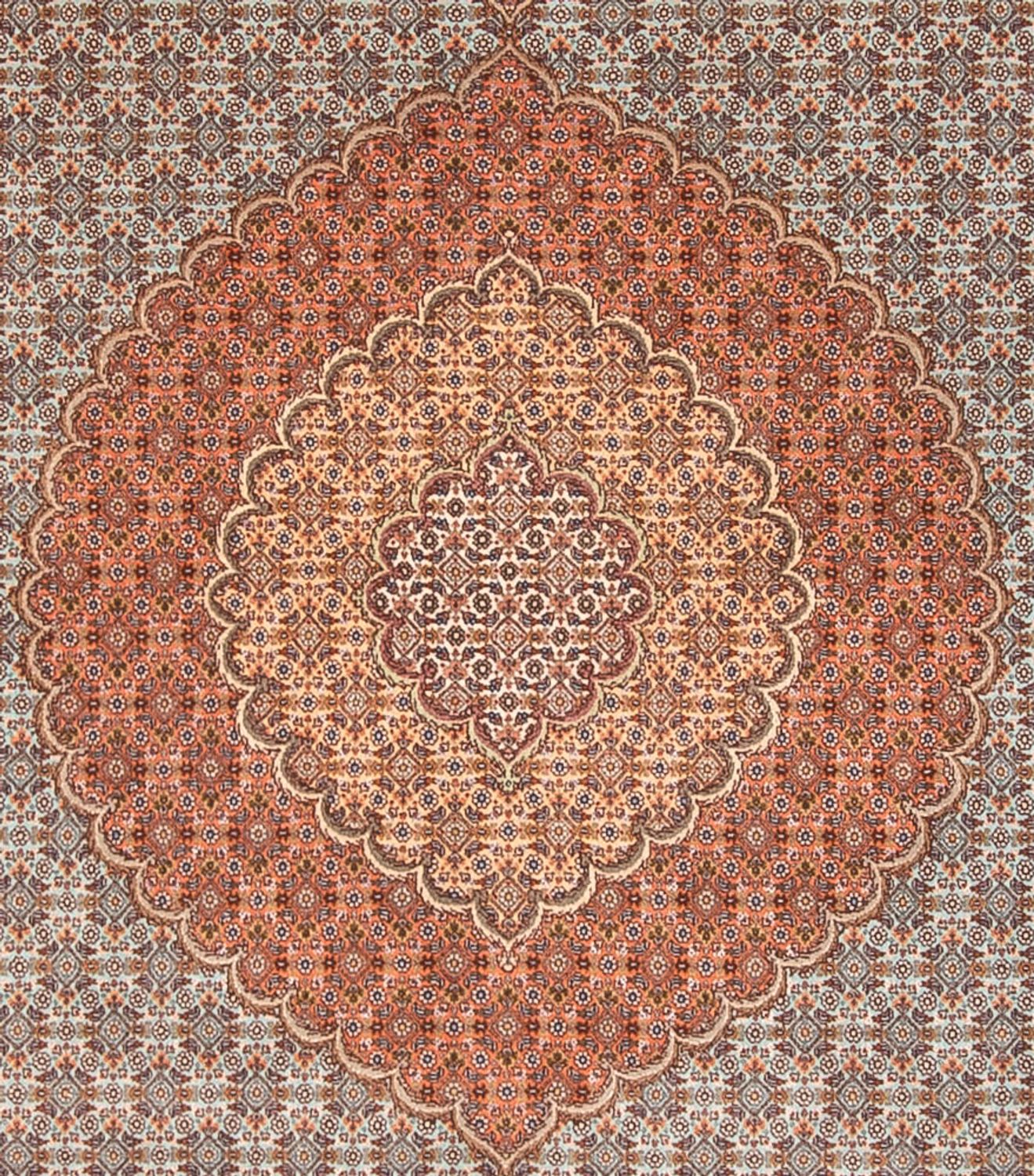 Tappeto Persero - Tabriz - Reale - 304 x 248 cm - marrone chiaro
