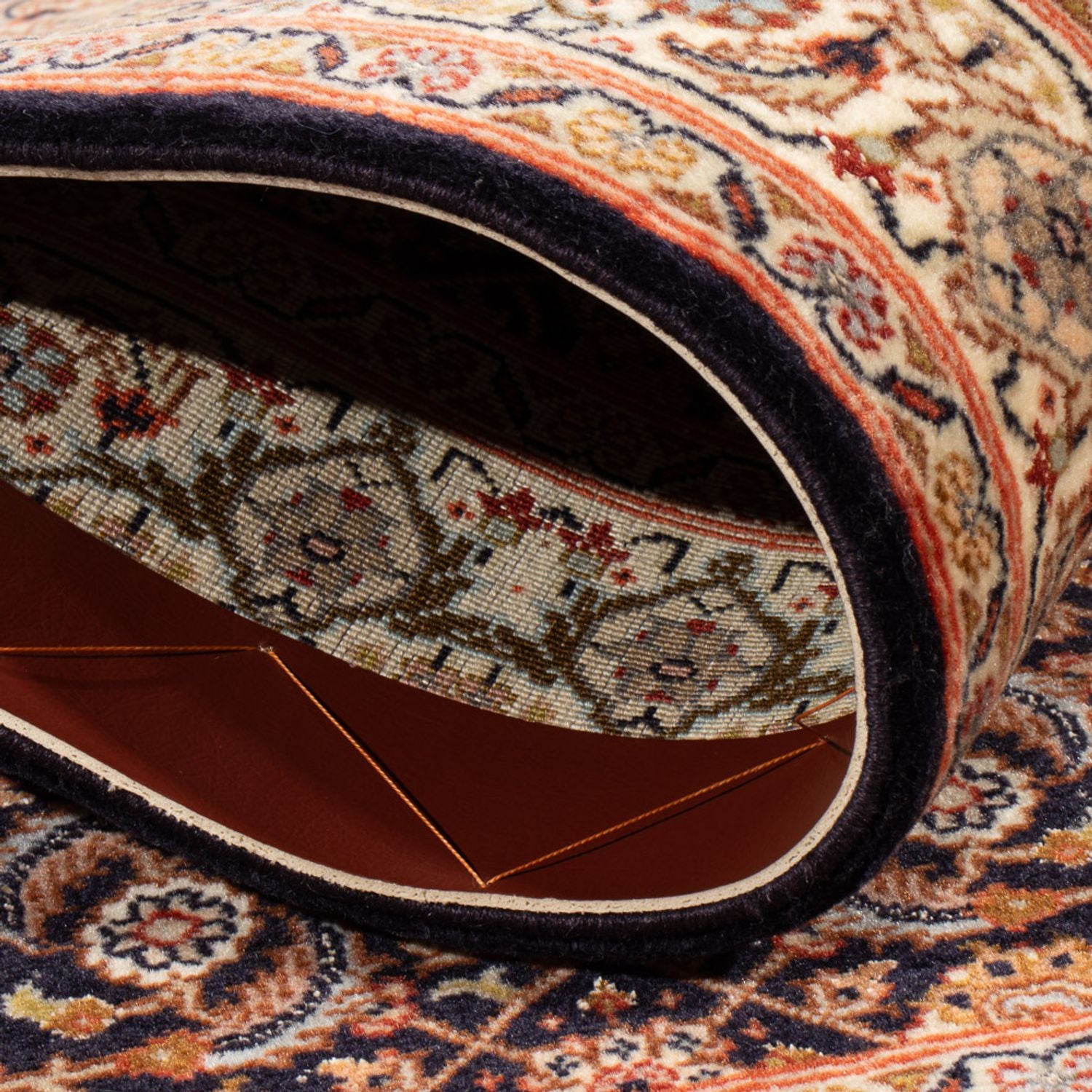 Tappeto Persero - Tabriz - Reale - 117 x 83 cm - blu scuro