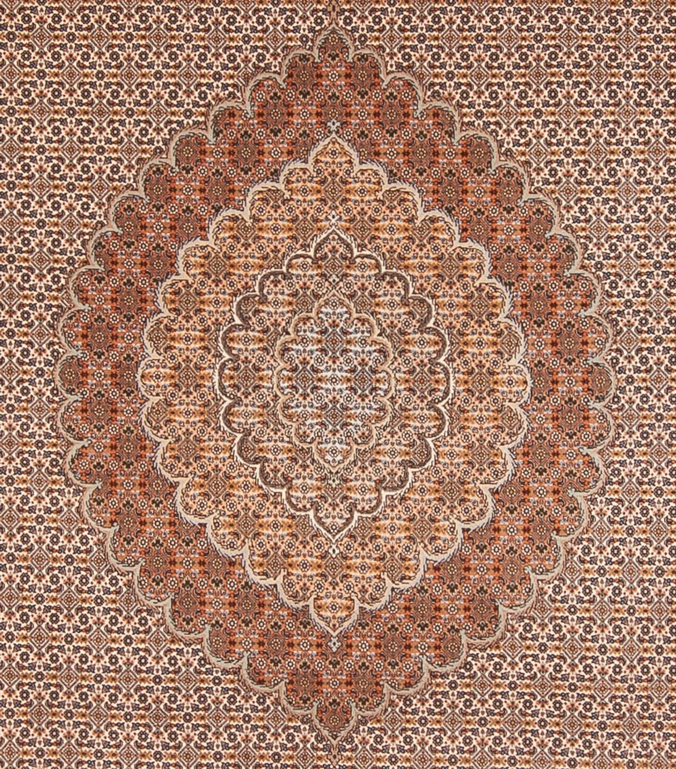 Tappeto Persero - Tabriz - 349 x 254 cm - marrone chiaro
