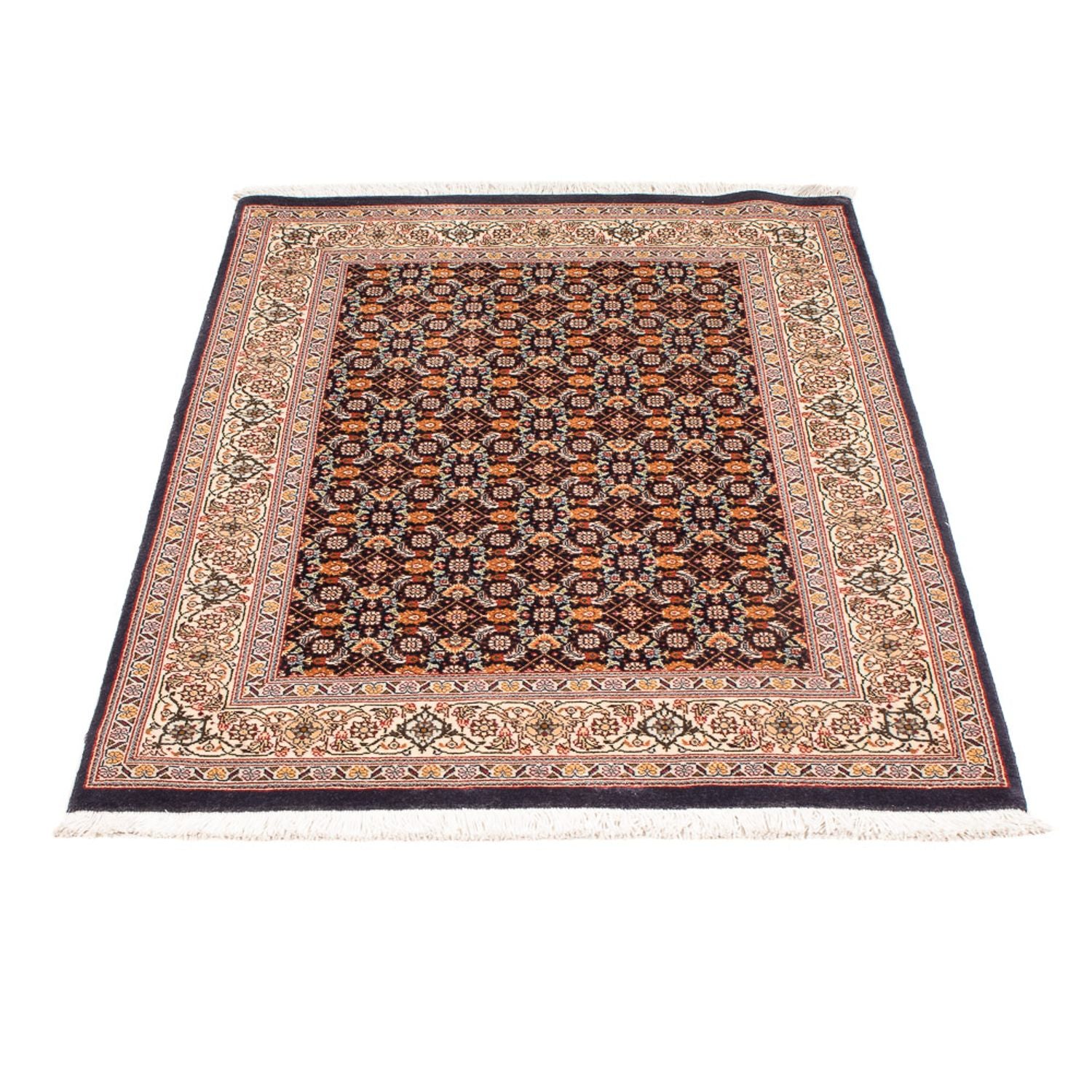 Tappeto Persero - Tabriz - Reale - 116 x 83 cm - blu scuro