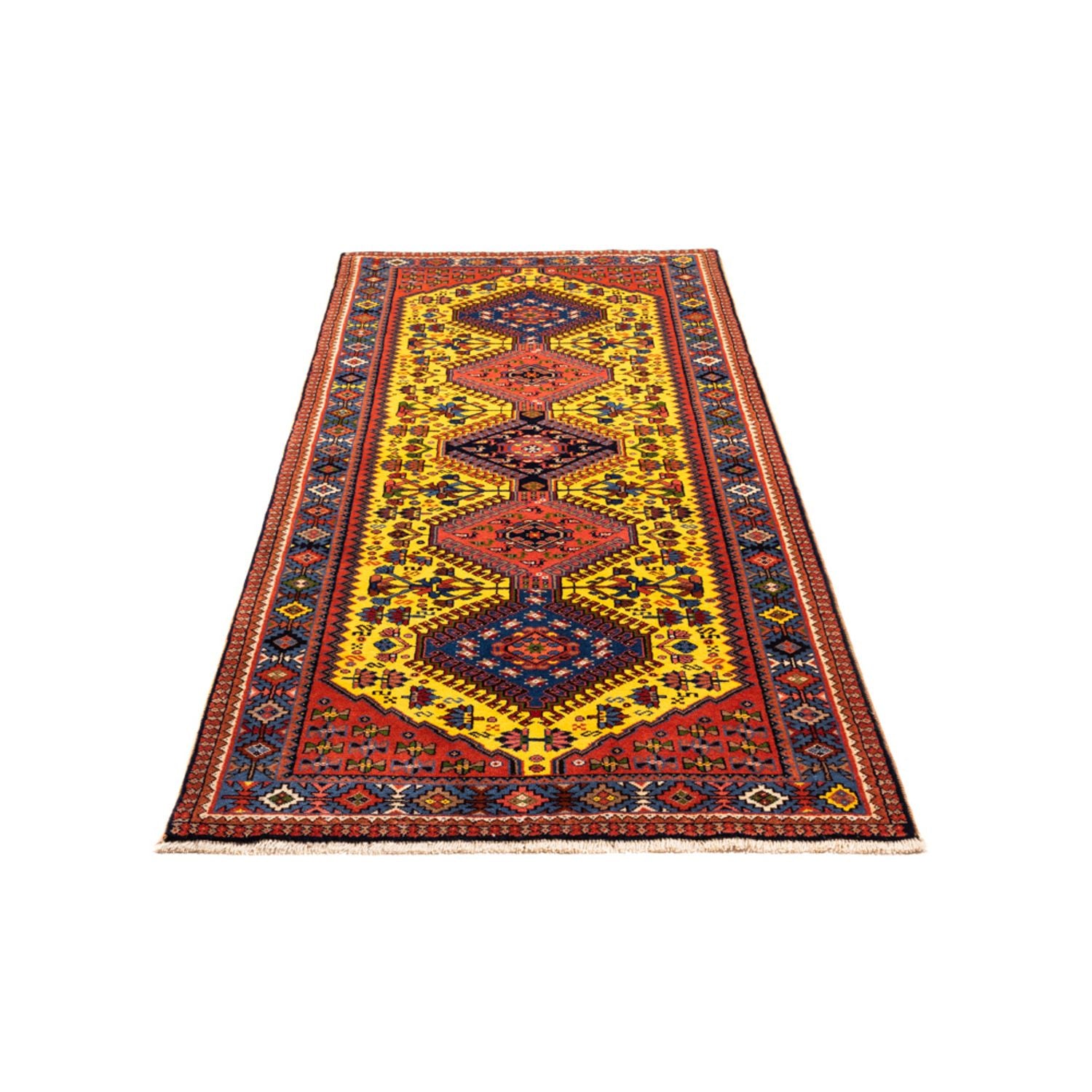 Tappeto corsia Tappeto Persero - Nomade - 202 x 78 cm - giallo