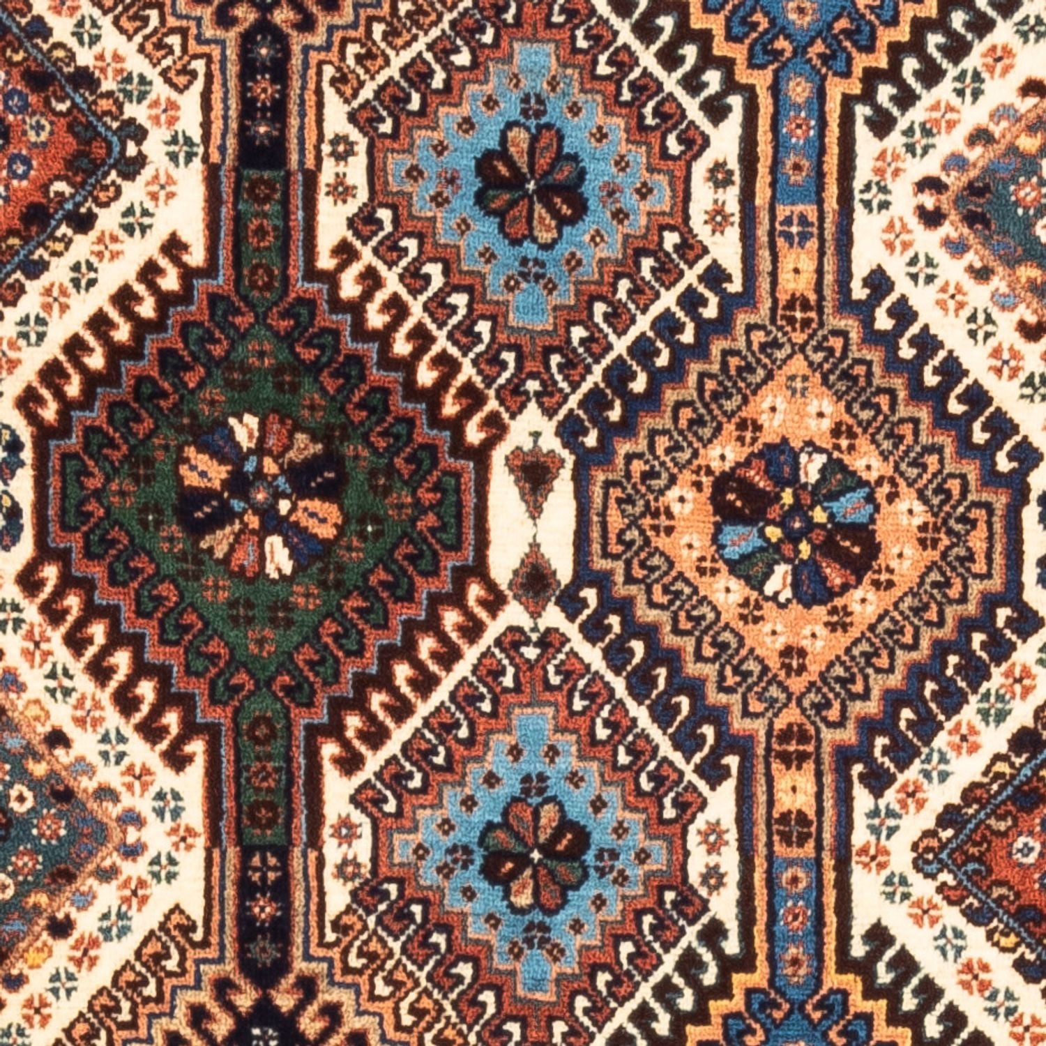 Tappeto corsia Tappeto Persero - Nomade - 204 x 83 cm - crema