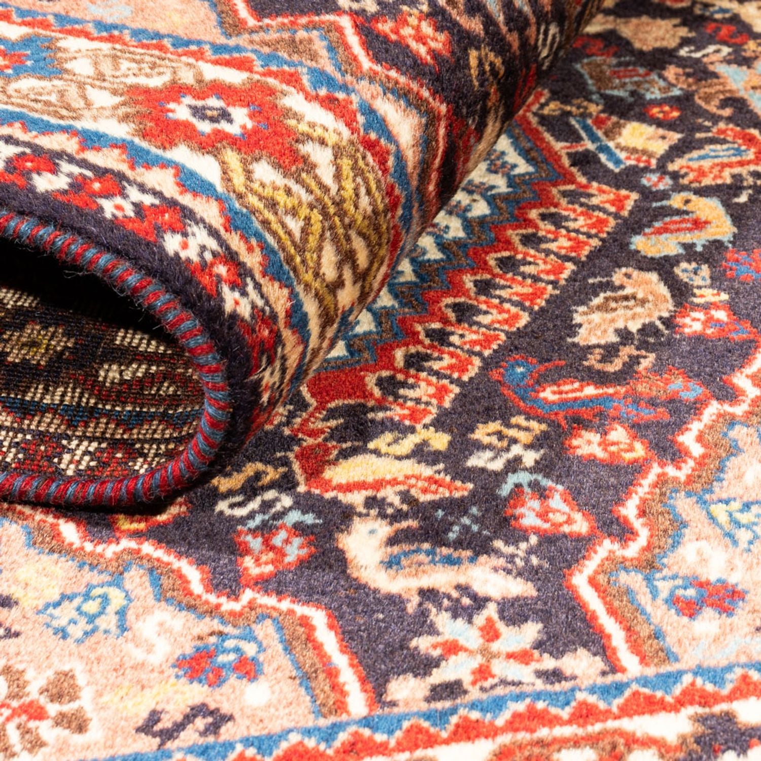 Tappeto Persero - Nomade - 130 x 80 cm - blu scuro