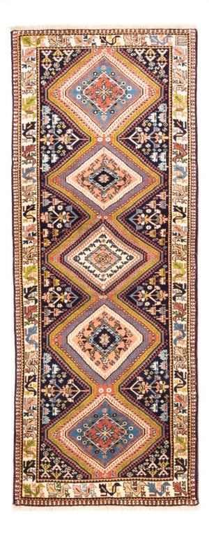 Tappeto corsia Tappeto Persero - Nomade - 198 x 80 cm - blu scuro