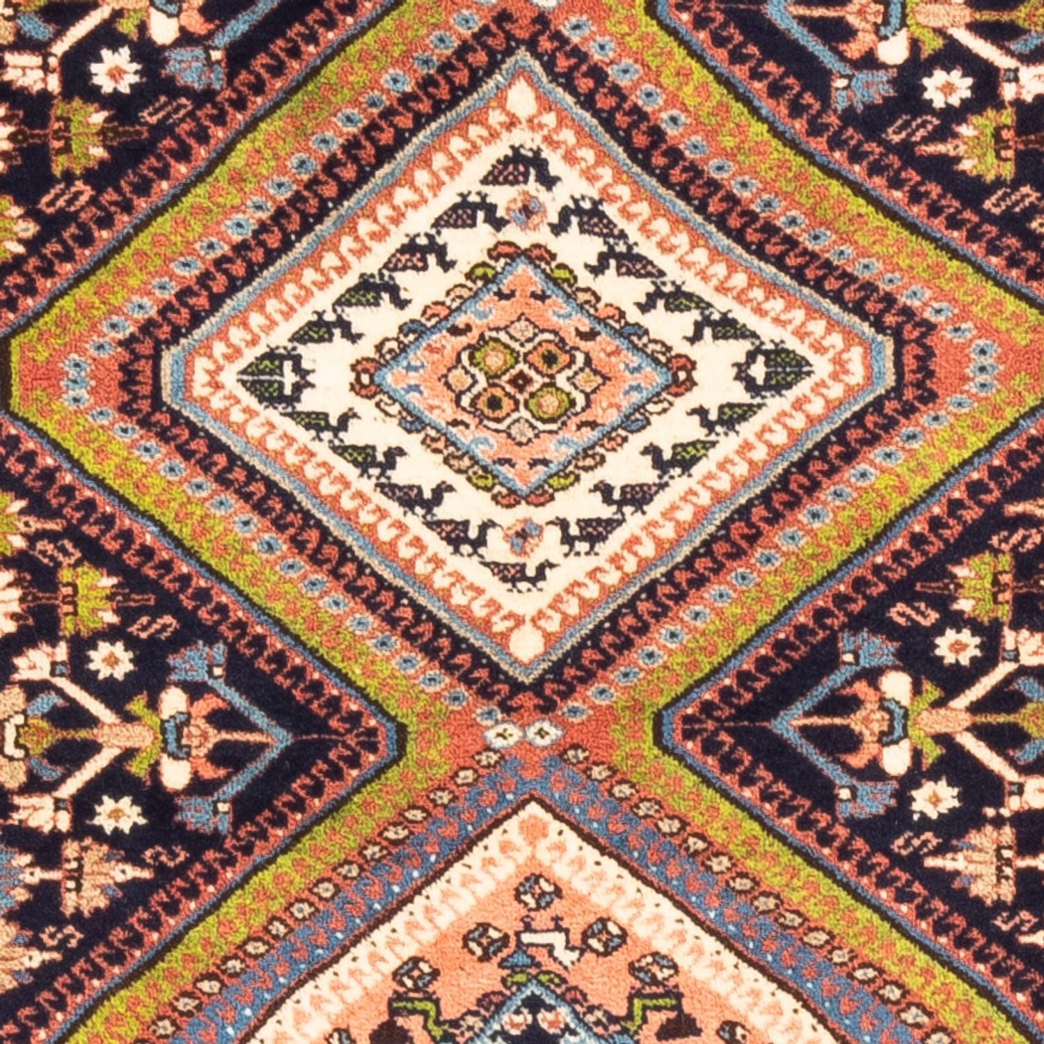 Tappeto corsia Tappeto Persero - Nomade - 198 x 80 cm - blu scuro