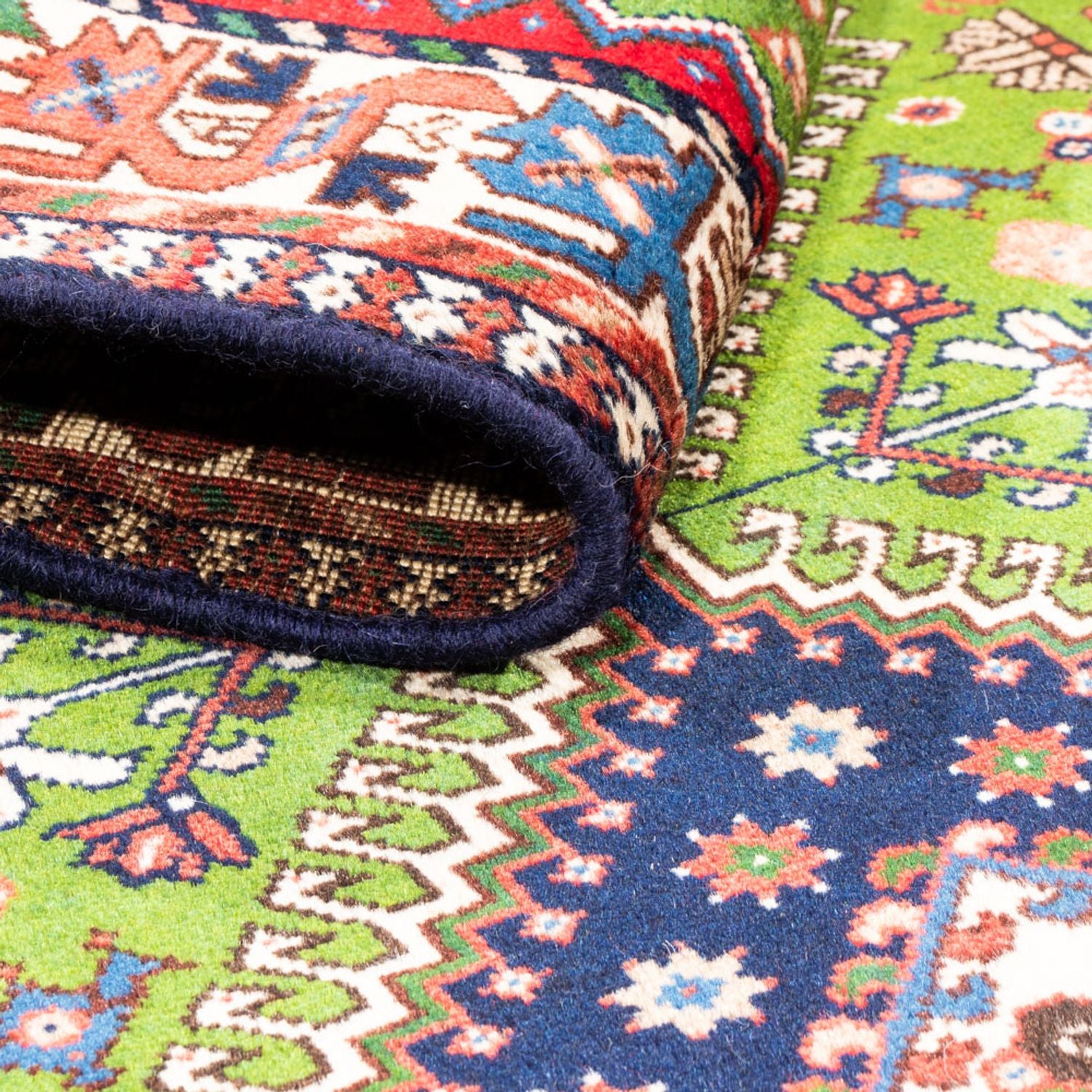 Tappeto corsia Tappeto Persero - Nomade - 212 x 80 cm - verde