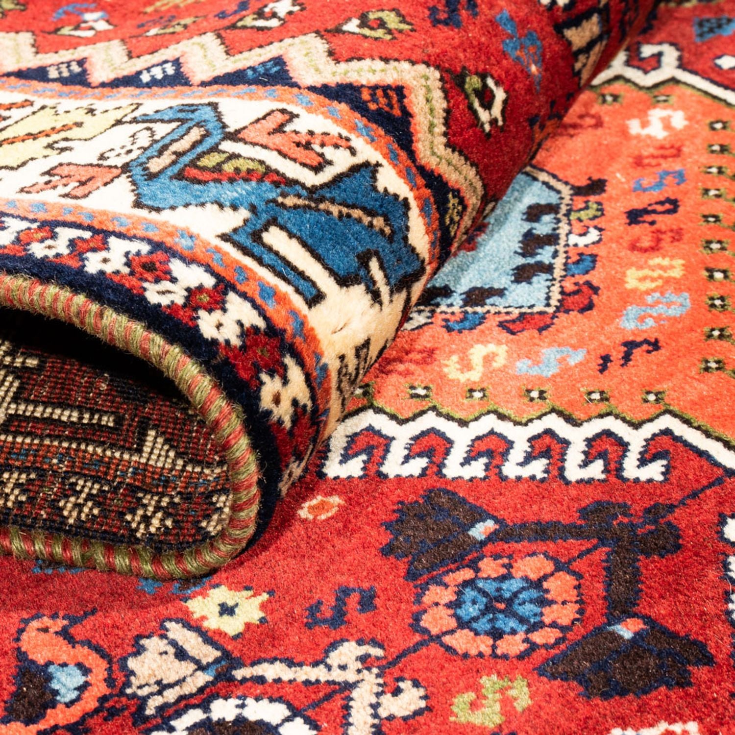 Tappeto corsia Tappeto Persero - Nomade - 196 x 80 cm - rosso