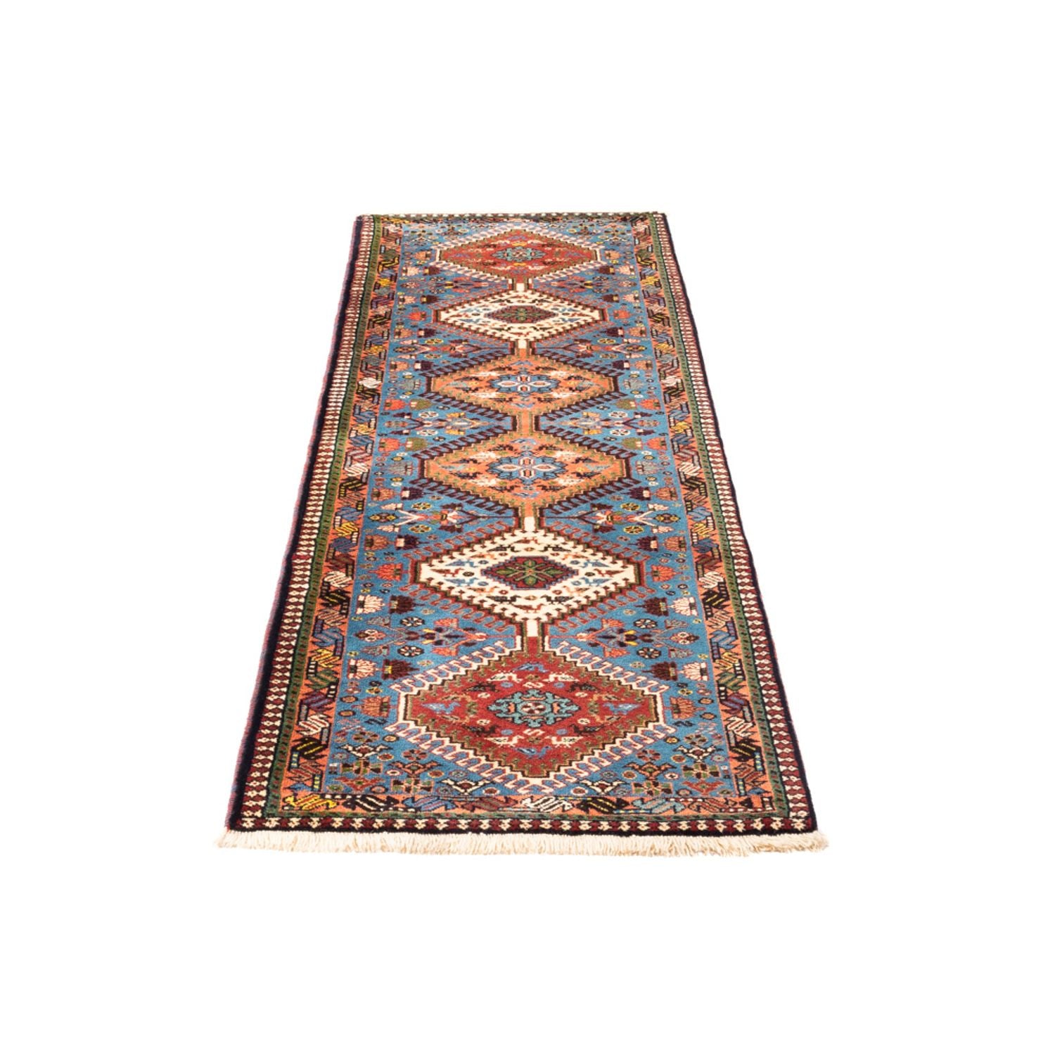 Tappeto corsia Tappeto Persero - Nomade - 200 x 60 cm - blu chiaro