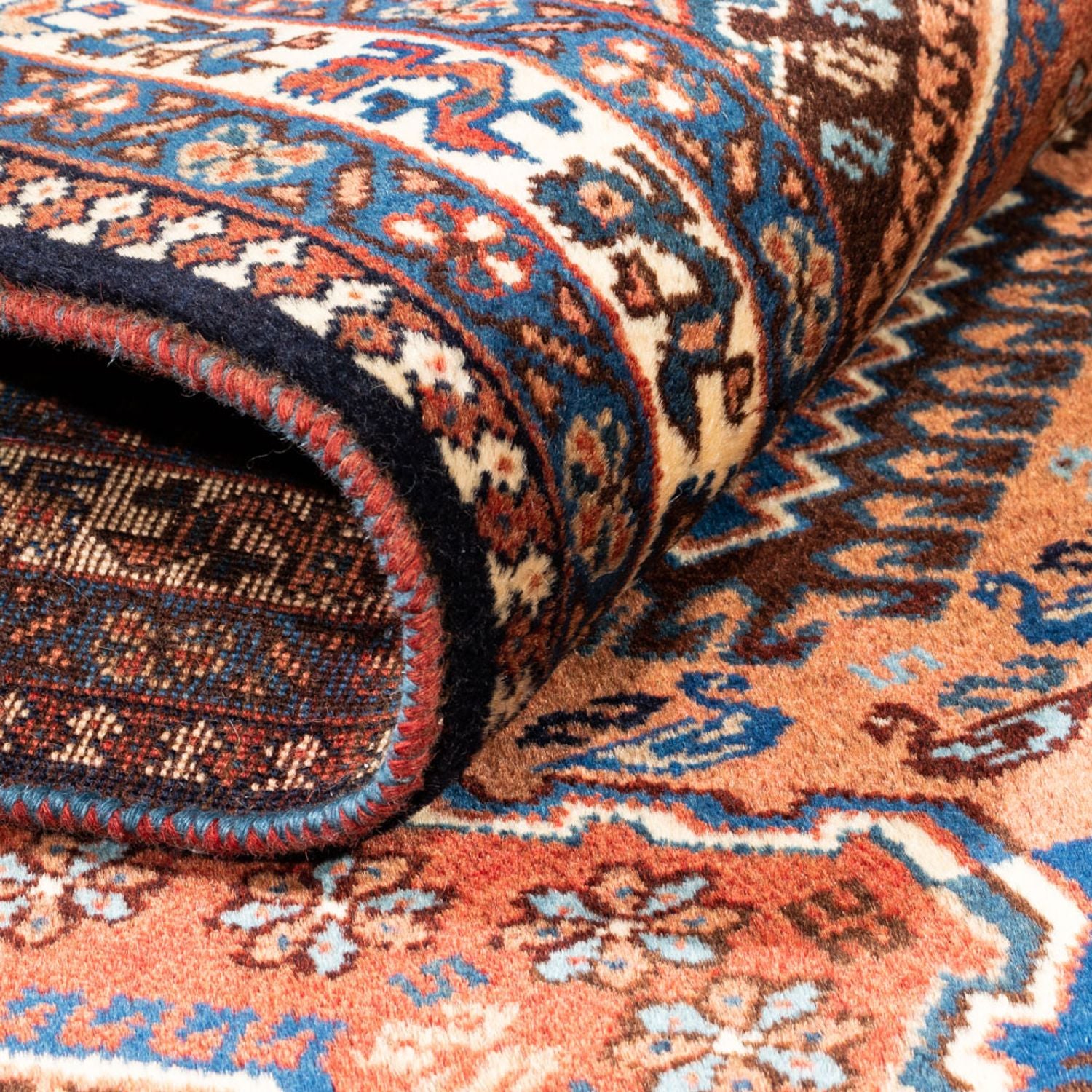 Tappeto corsia Tappeto Persero - Nomade - 194 x 85 cm - rosso