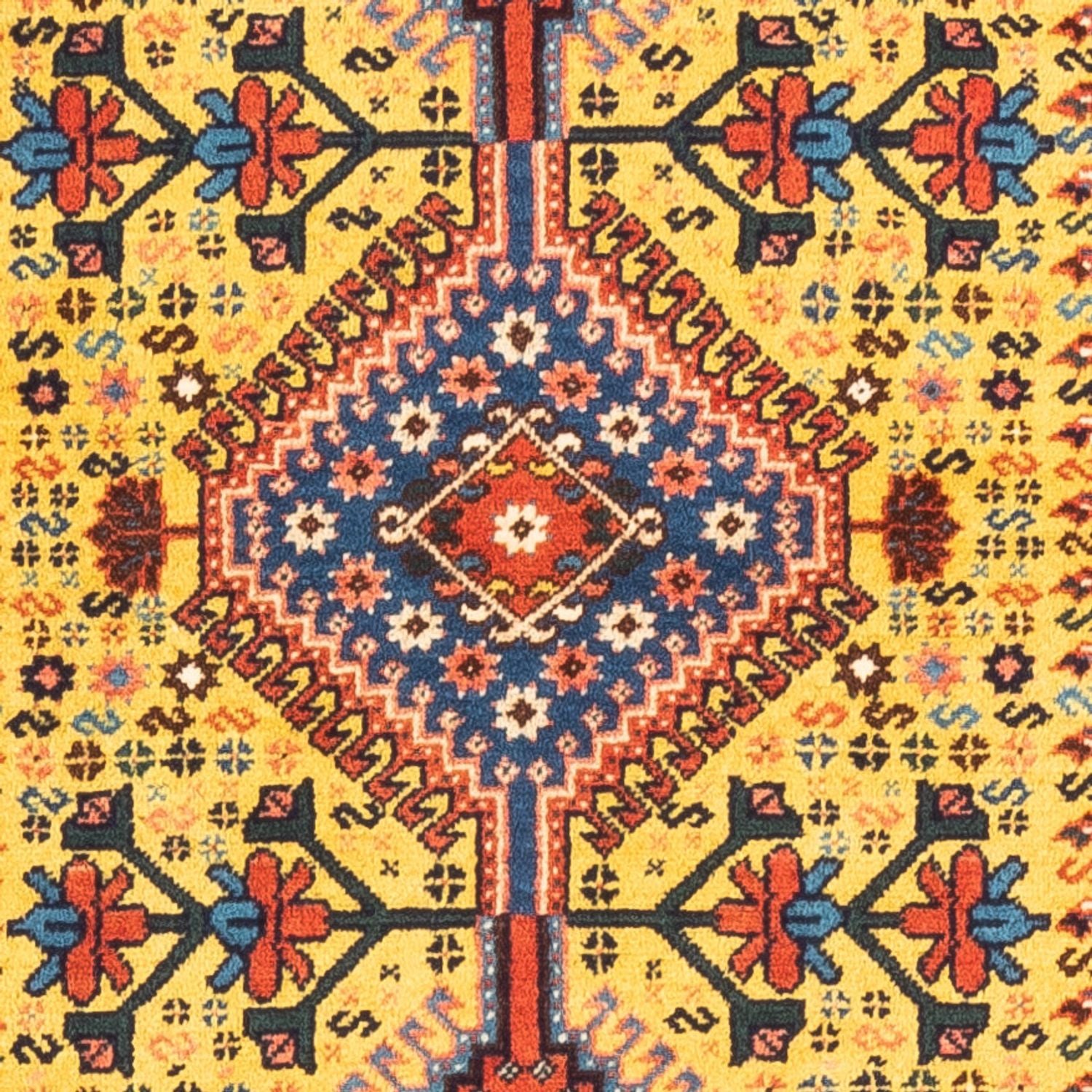 Tappeto corsia Tappeto Persero - Nomade - 195 x 83 cm - giallo