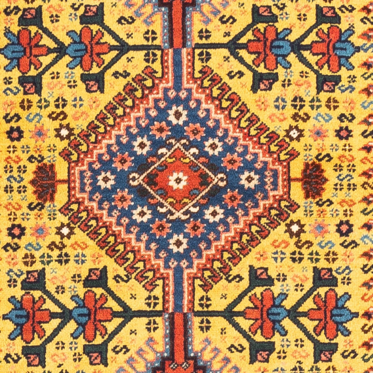 Tappeto corsia Tappeto Persero - Nomade - 195 x 83 cm - giallo