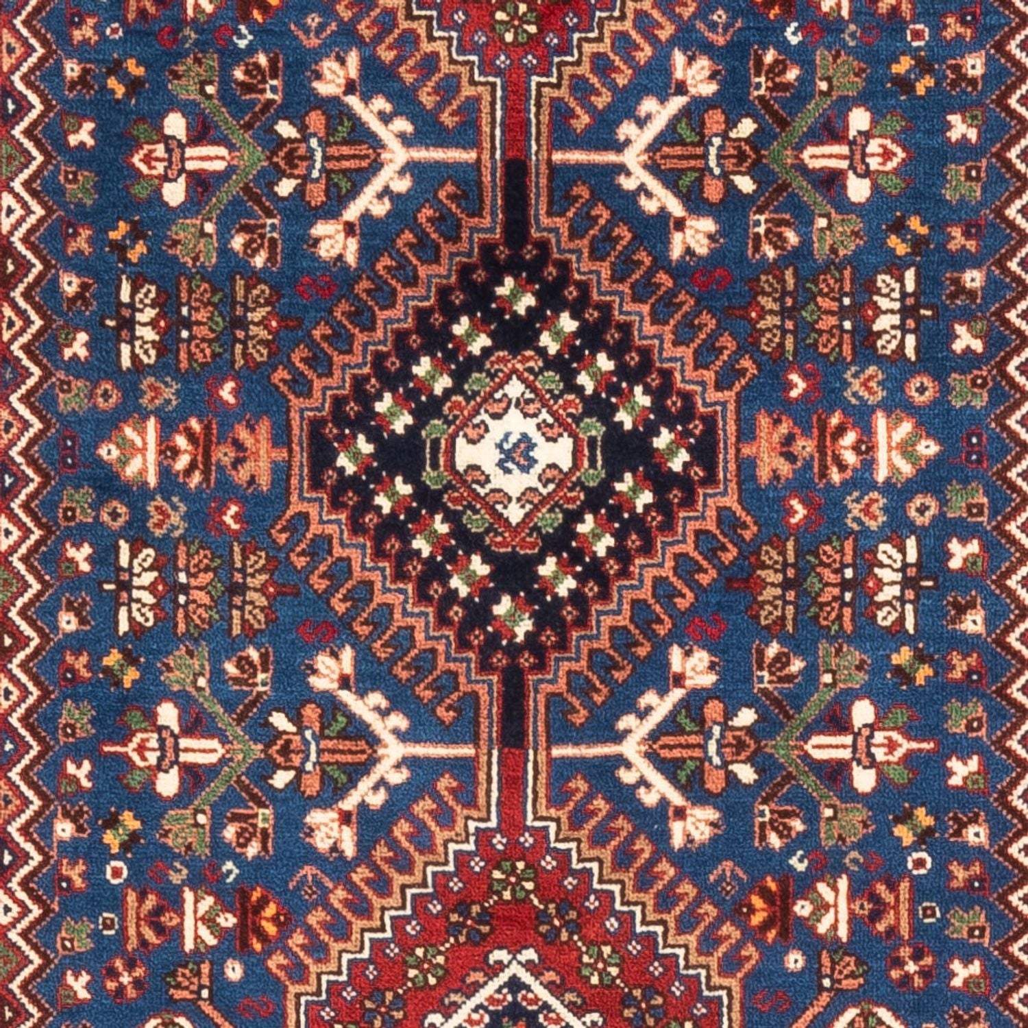 Tappeto corsia Tappeto Persero - Nomade - 196 x 80 cm - blu