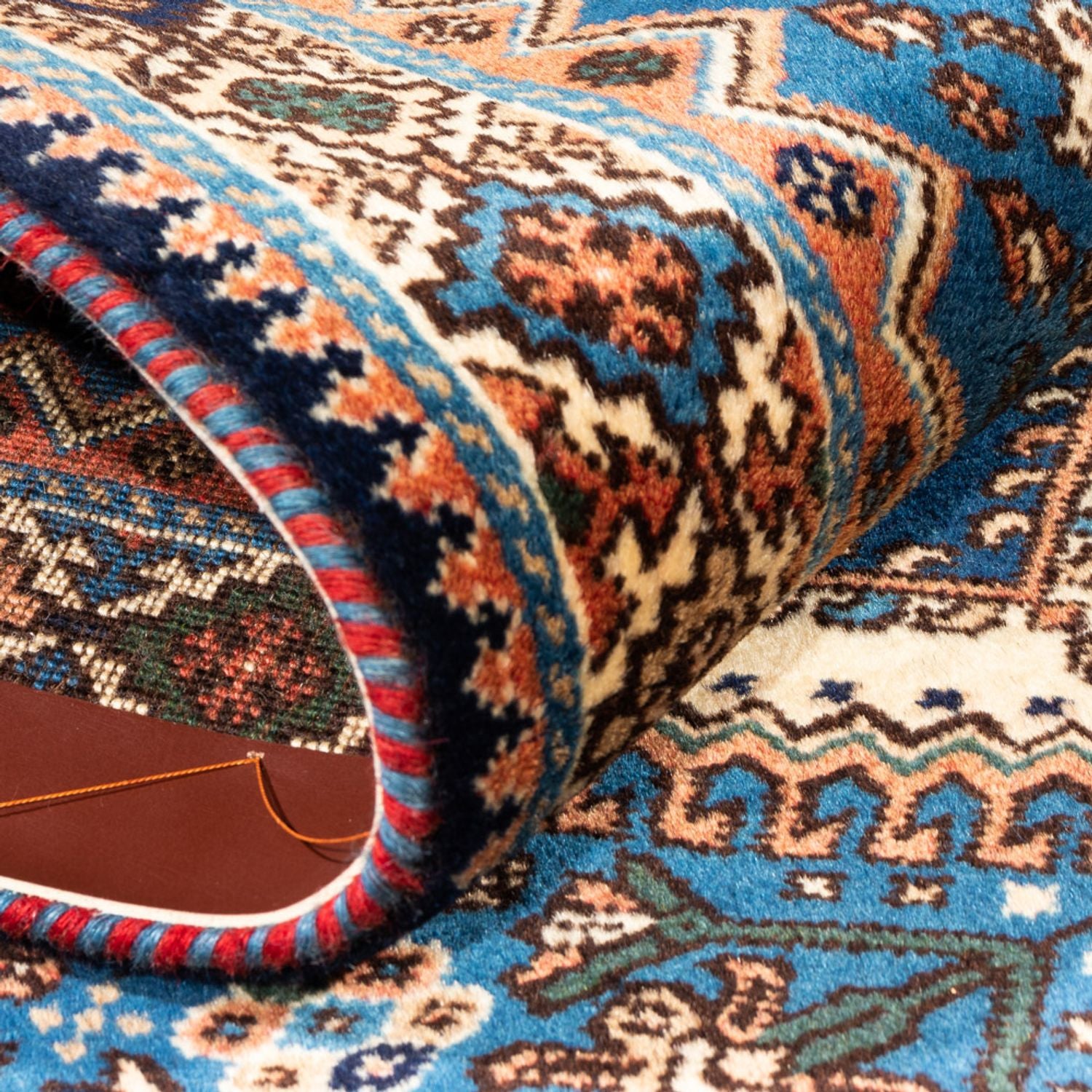 Tappeto corsia Tappeto Persero - Nomade - 200 x 84 cm - blu