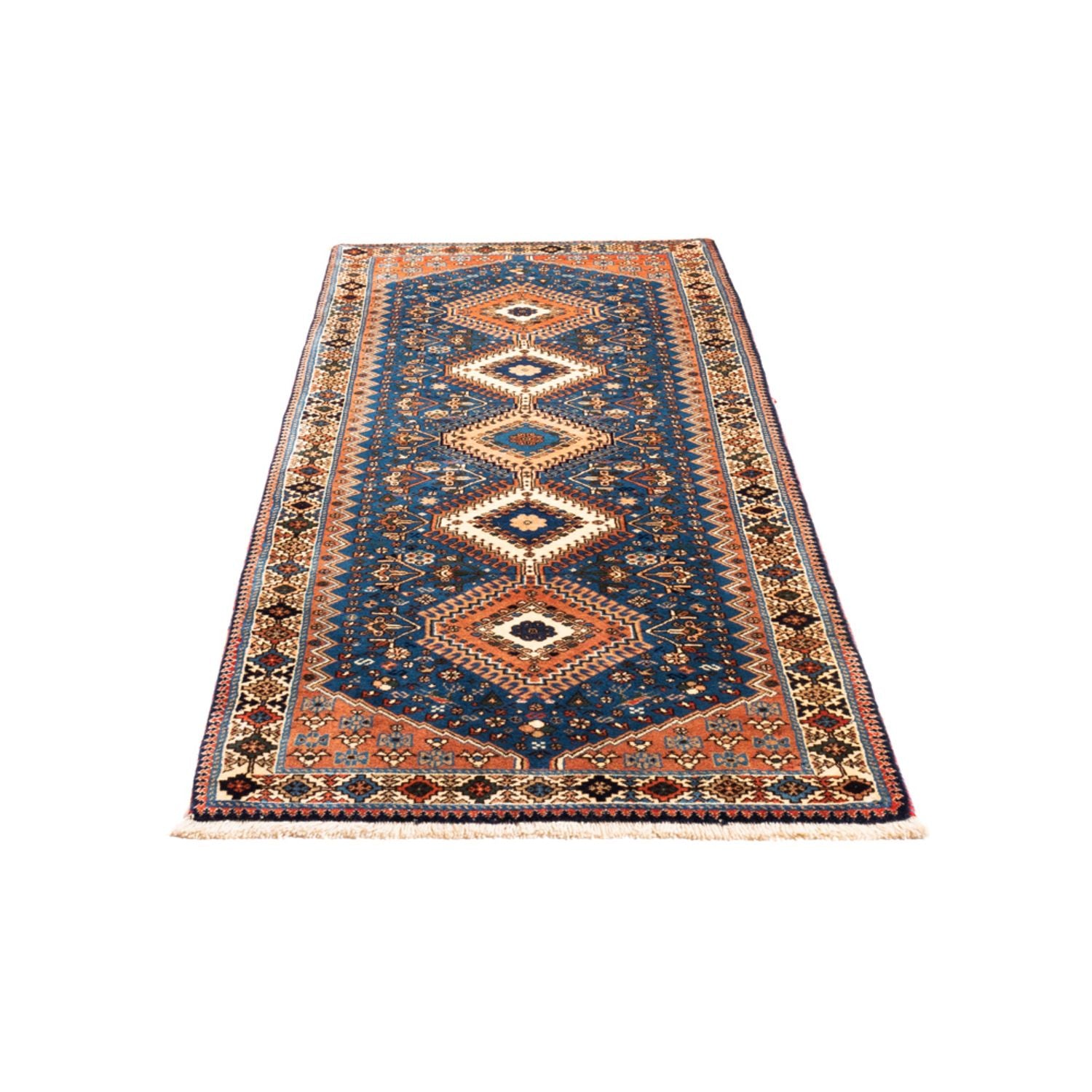 Tappeto corsia Tappeto Persero - Nomade - 200 x 84 cm - blu