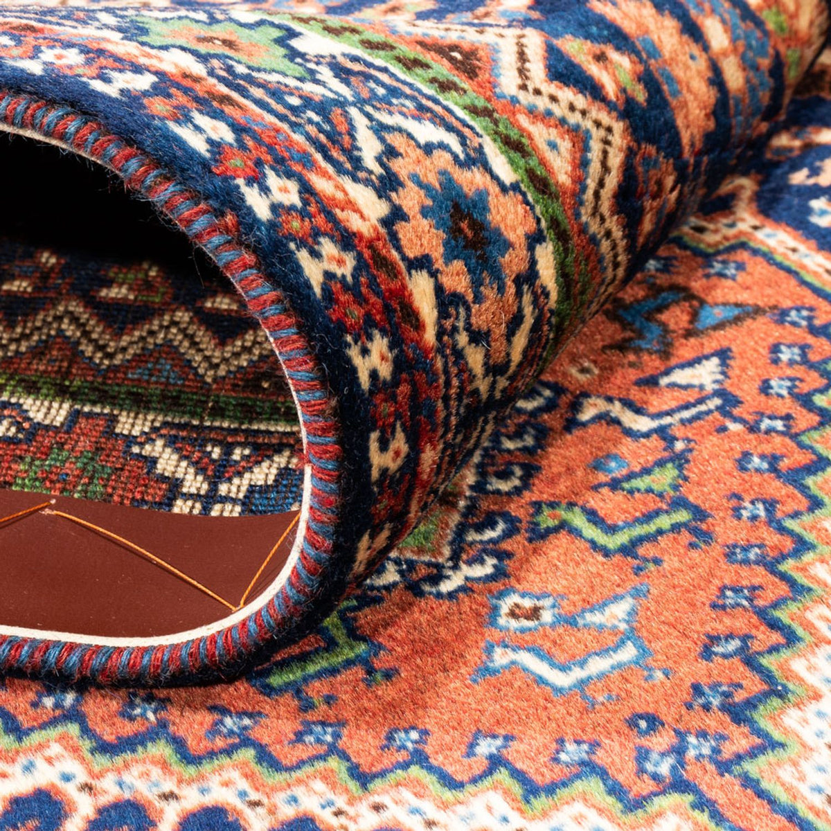 Tappeto corsia Tappeto Persero - Nomade - 204 x 80 cm - blu scuro