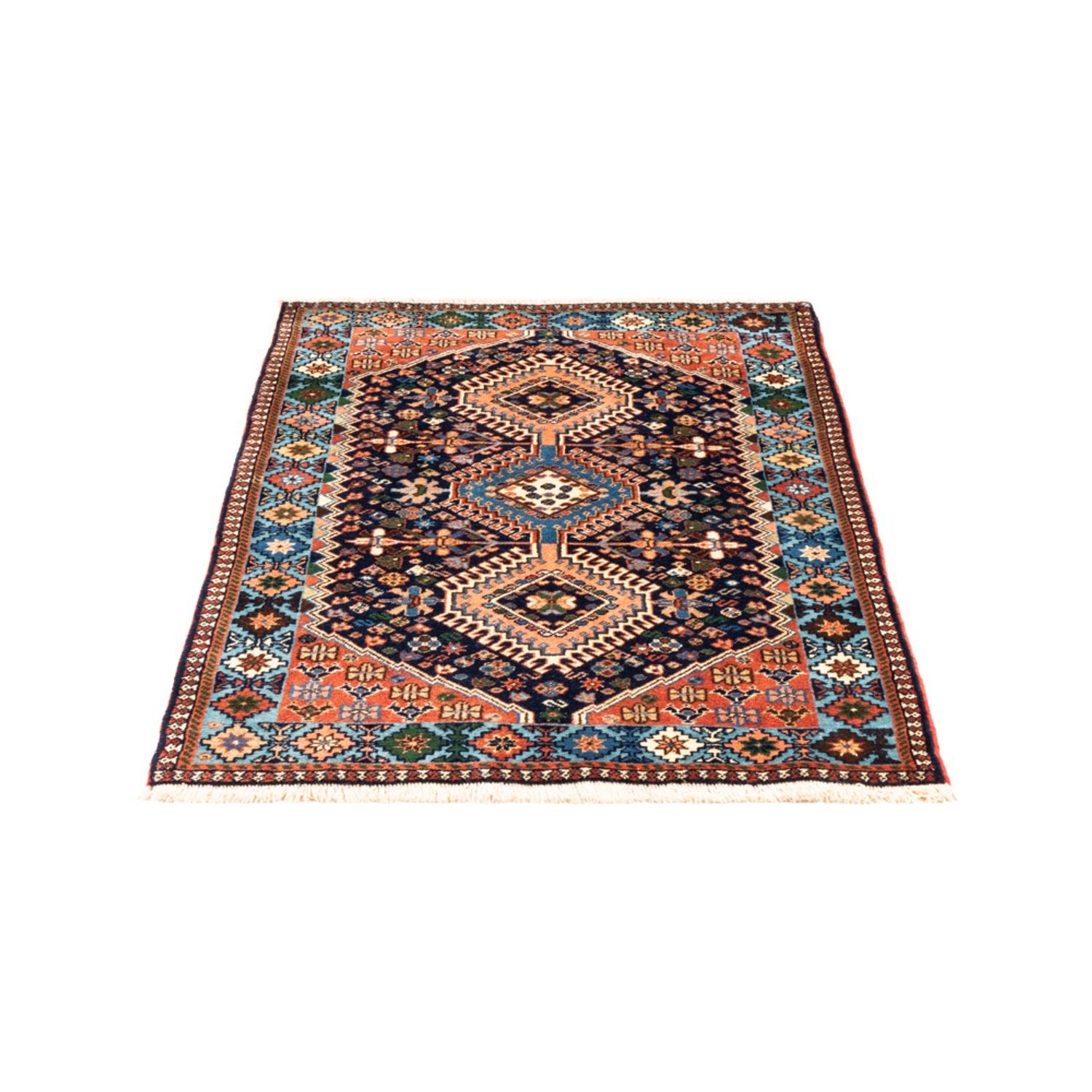Tappeto Persero - Nomade - 130 x 82 cm - blu scuro