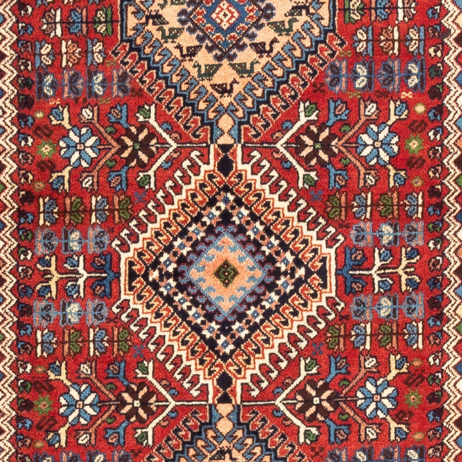 Tappeto corsia Tappeto Persero - Nomade - 196 x 80 cm - rosso