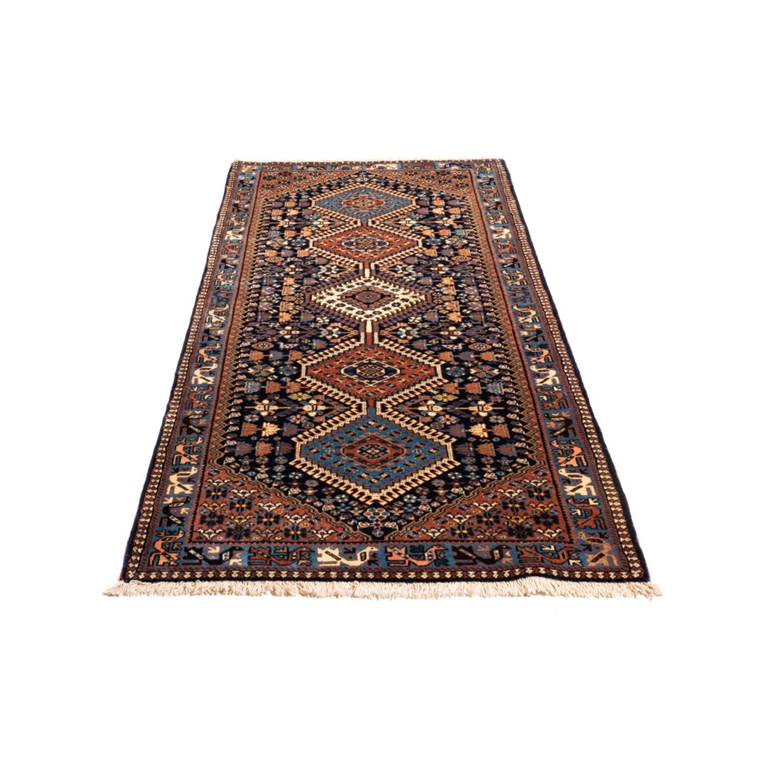 Tappeto corsia Tappeto Persero - Nomade - 202 x 84 cm - blu scuro