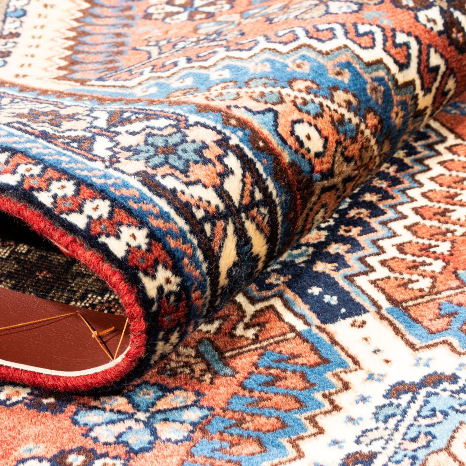 Tappeto corsia Tappeto Persero - Nomade - 194 x 80 cm - rosso
