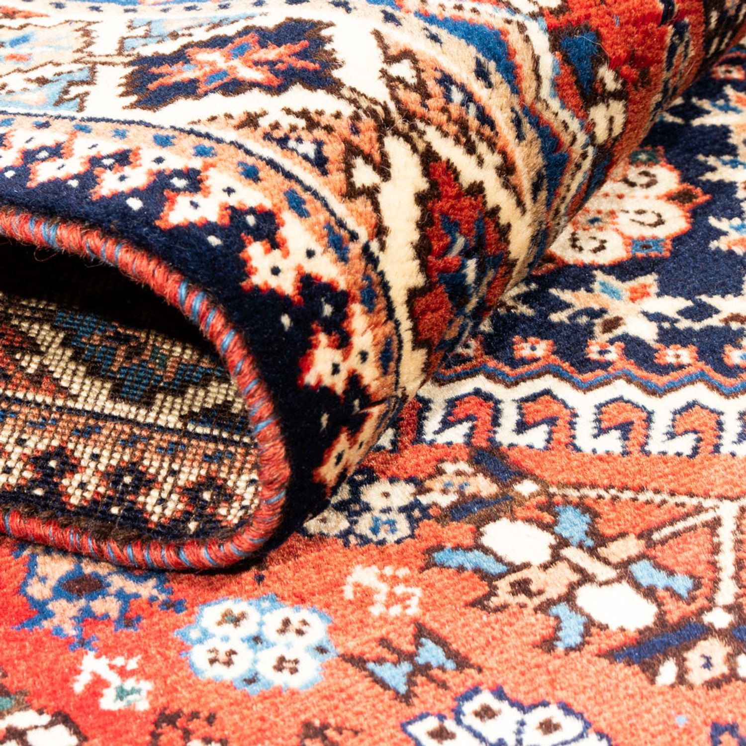 Tappeto corsia Tappeto Persero - Nomade - 195 x 80 cm - rosso