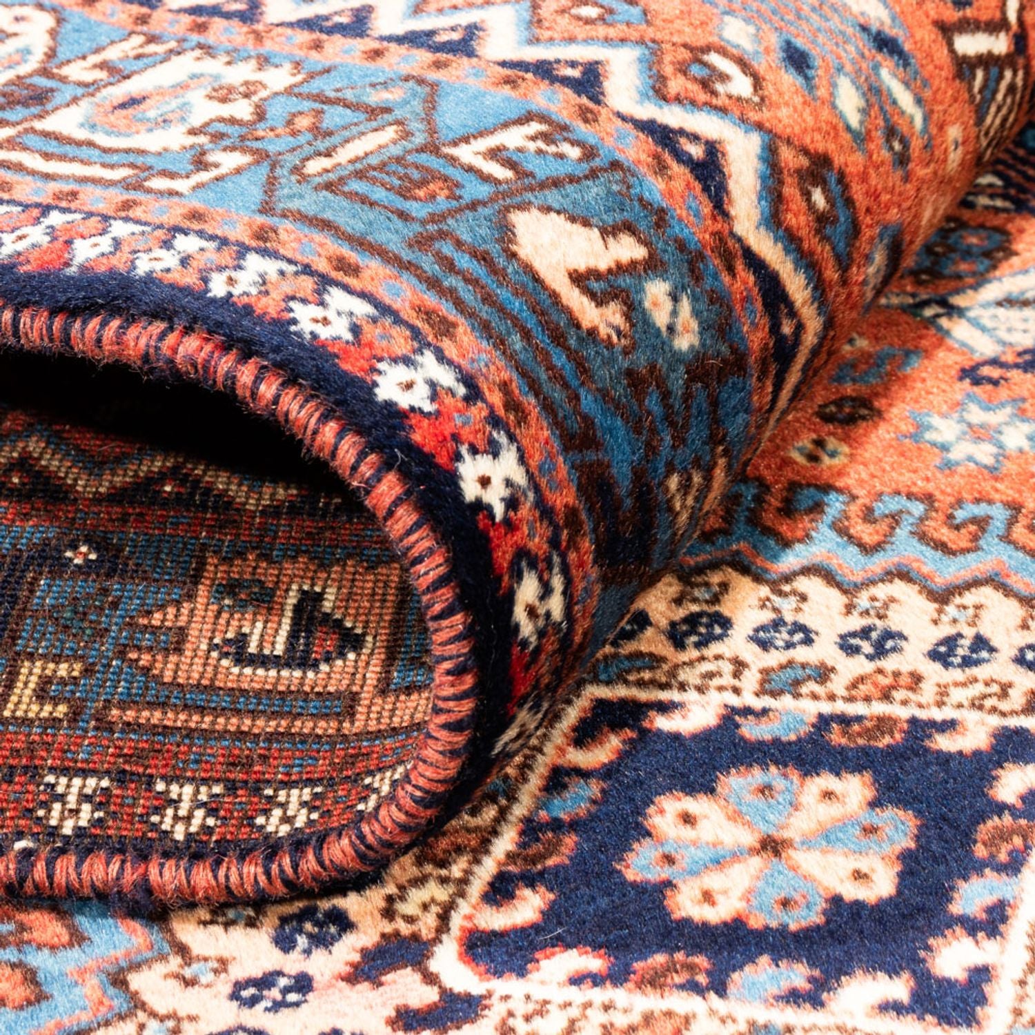 Tappeto corsia Tappeto Persero - Nomade - 208 x 80 cm - rosso
