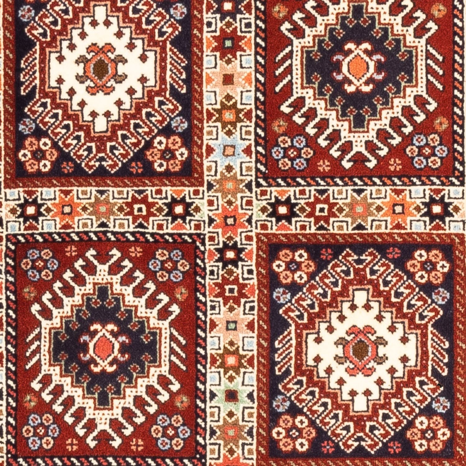 Tappeto corsia Tappeto Persero - Nomade - 209 x 80 cm - rosso