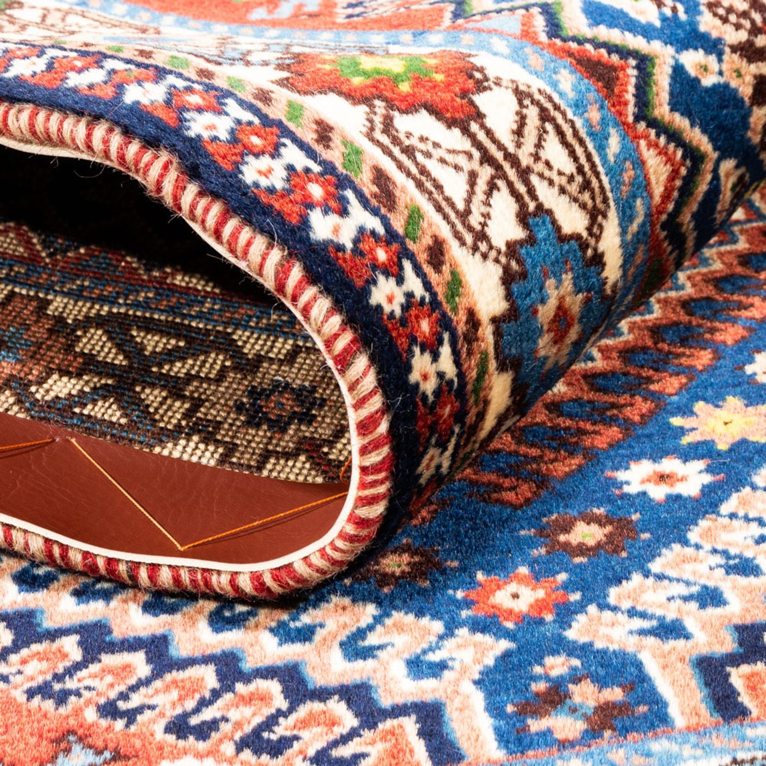 Tappeto Persero - Nomade - 133 x 82 cm - blu scuro