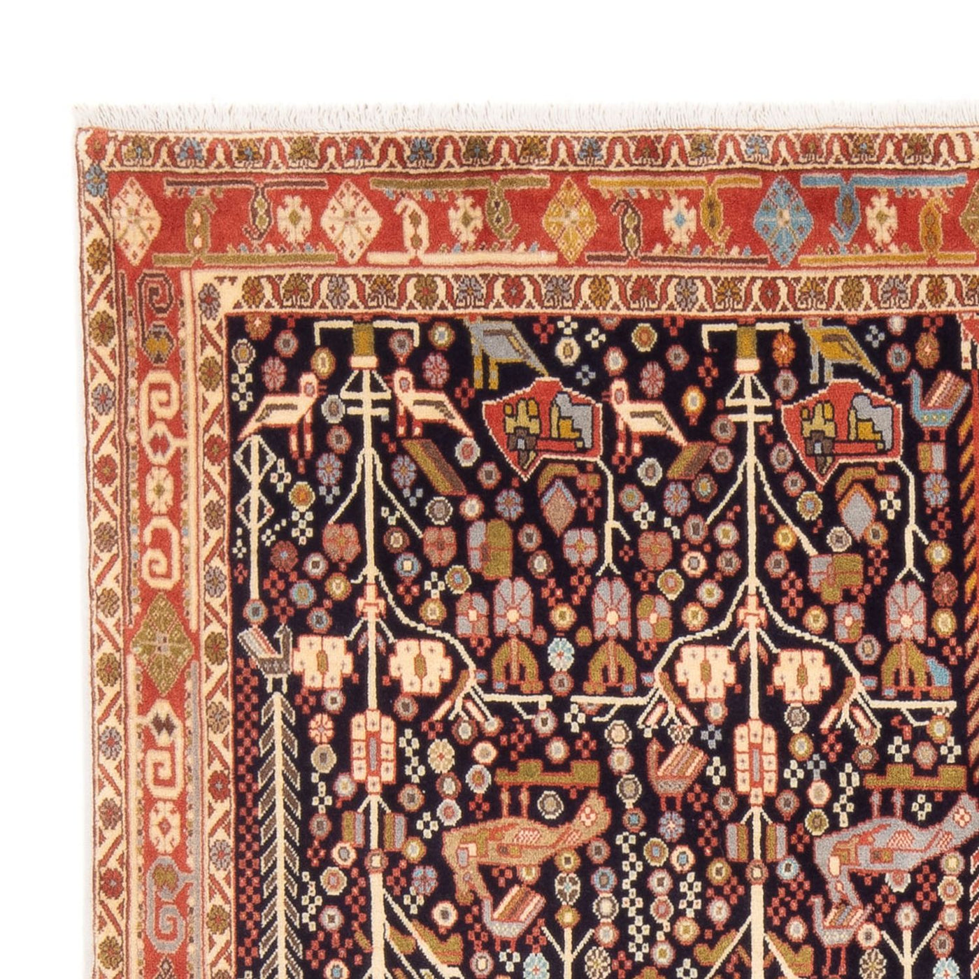 Afshar Sirjan Tappeto 200x154cm - Tappeto persiano