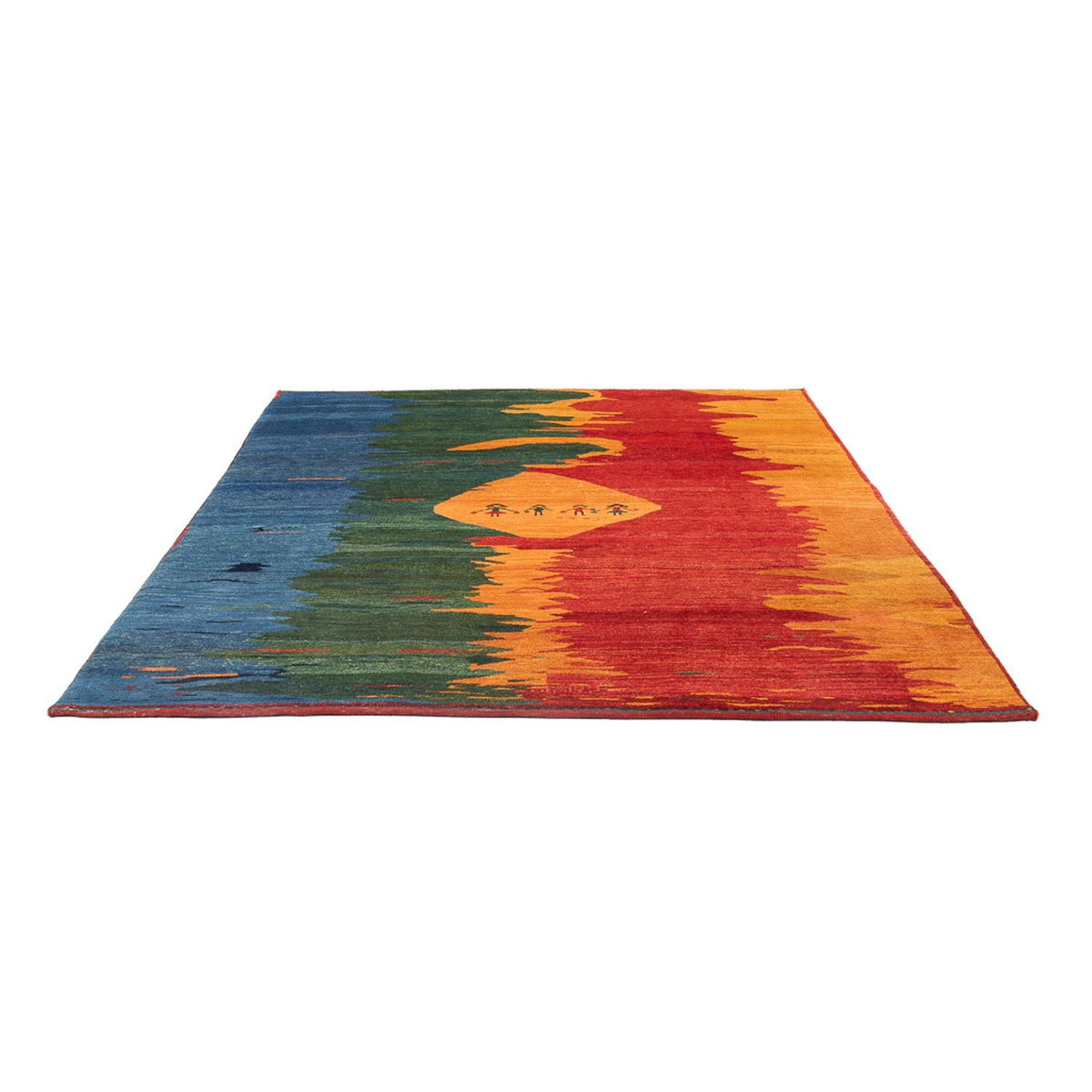 Tappeto Gabbeh - Persero - 240 x 198 cm - multicolore