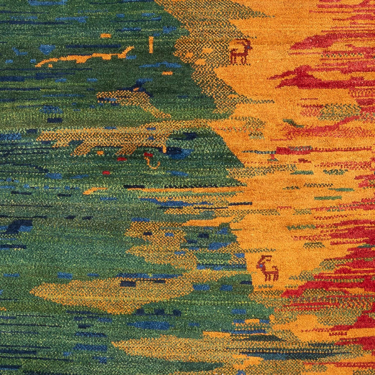 Tappeto Gabbeh - Persero - 228 x 200 cm - multicolore