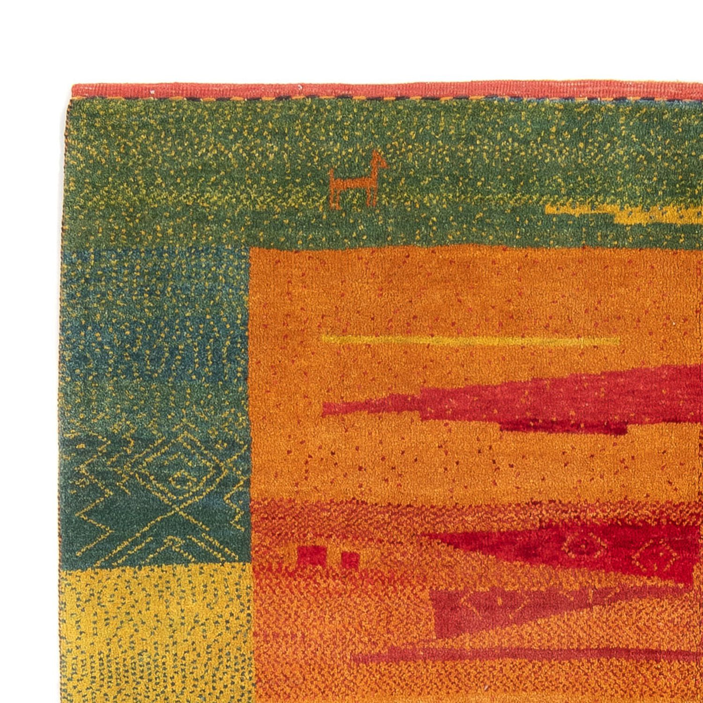 Gabbeh Persiano Tappeto 218x173cm - Perserteppich Wollteppich