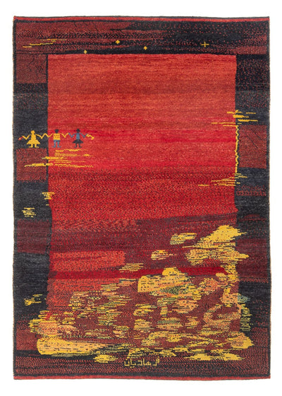 Gabbeh persiano Tappeto 127x176cm - Perserteppich Wollteppich