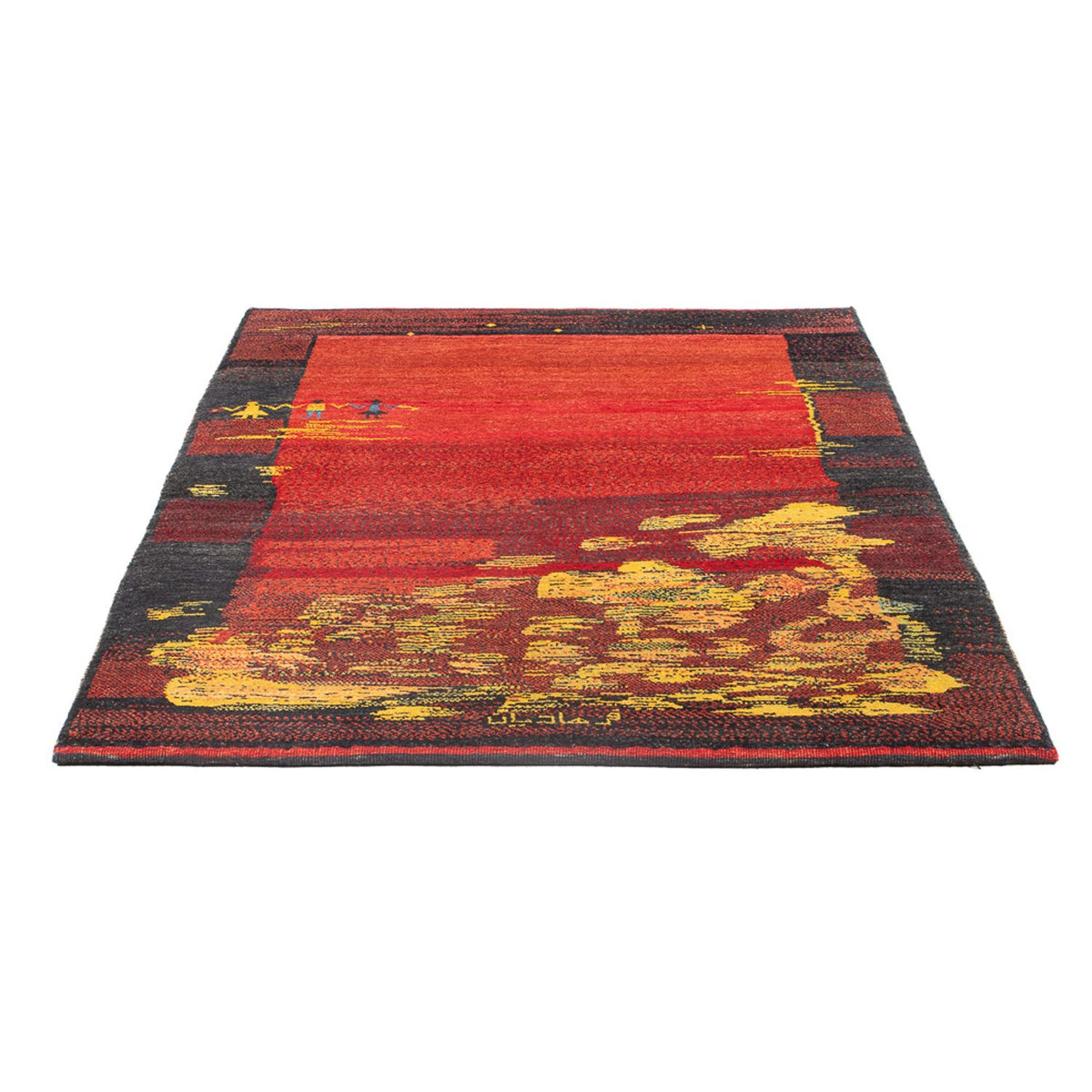 Tappeto Gabbeh - Persero - 176 x 127 cm - multicolore