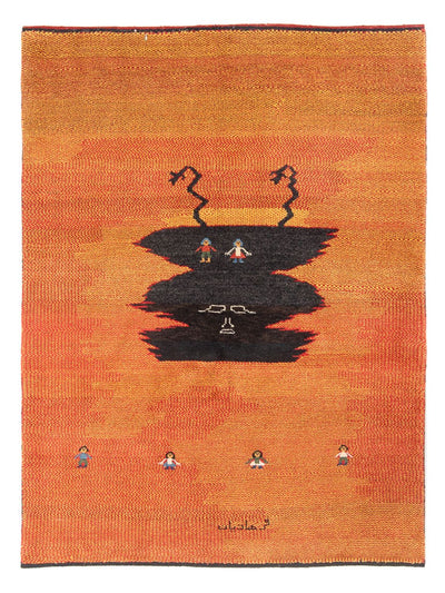 Gabbeh persiano Tappeto 150x196cm - Perserteppich Wollteppich