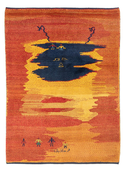 Gabbeh persiano Tappeto 150x193cm - Perserteppich Wollteppich