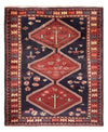 Hamadan Tappeto 149x188cm - Tappeto persiano - Rettangolo / Blu scuro / 149 x 188 cm Rettangolo