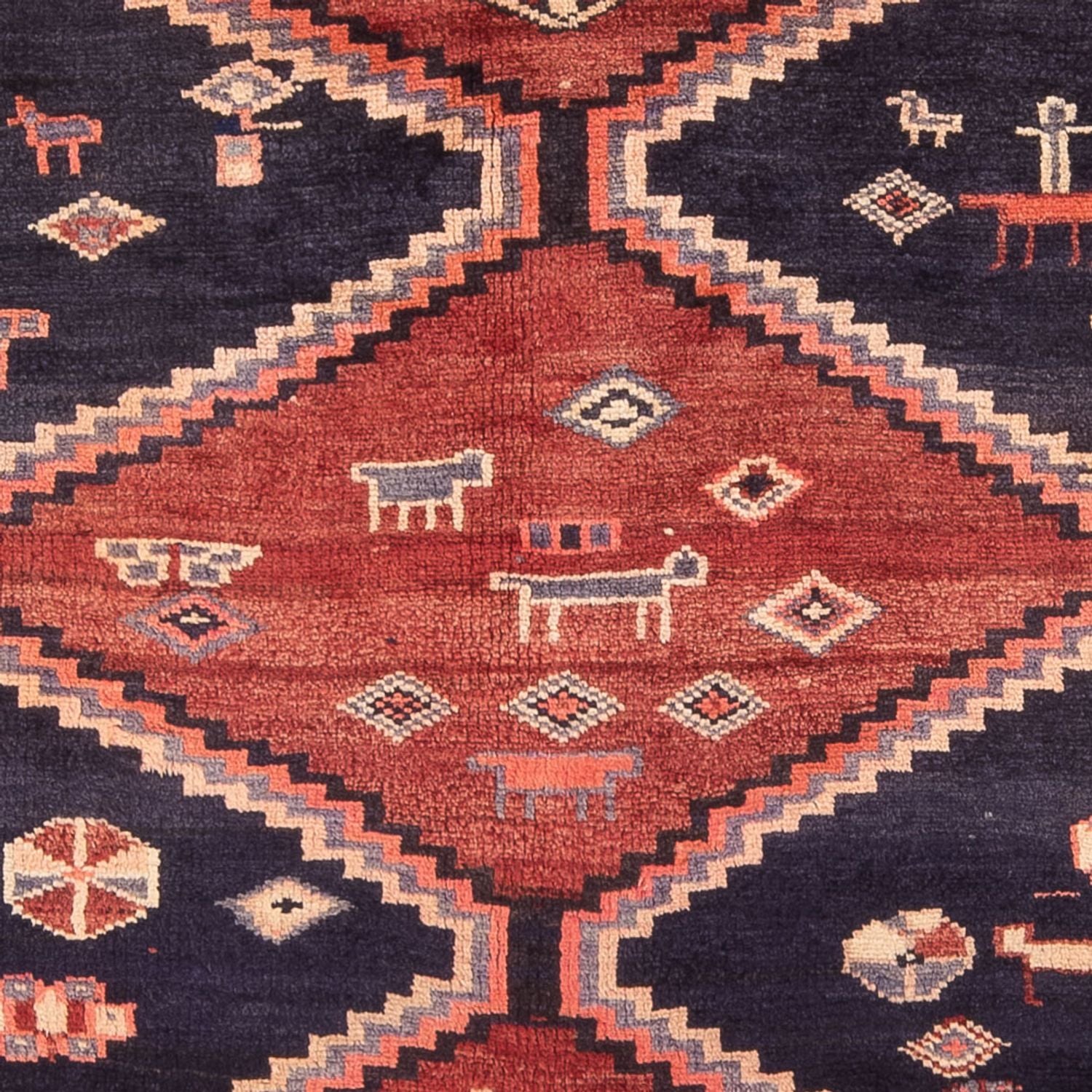 Tappeto Persero - Nomade - Reale - 188 x 149 cm - blu scuro